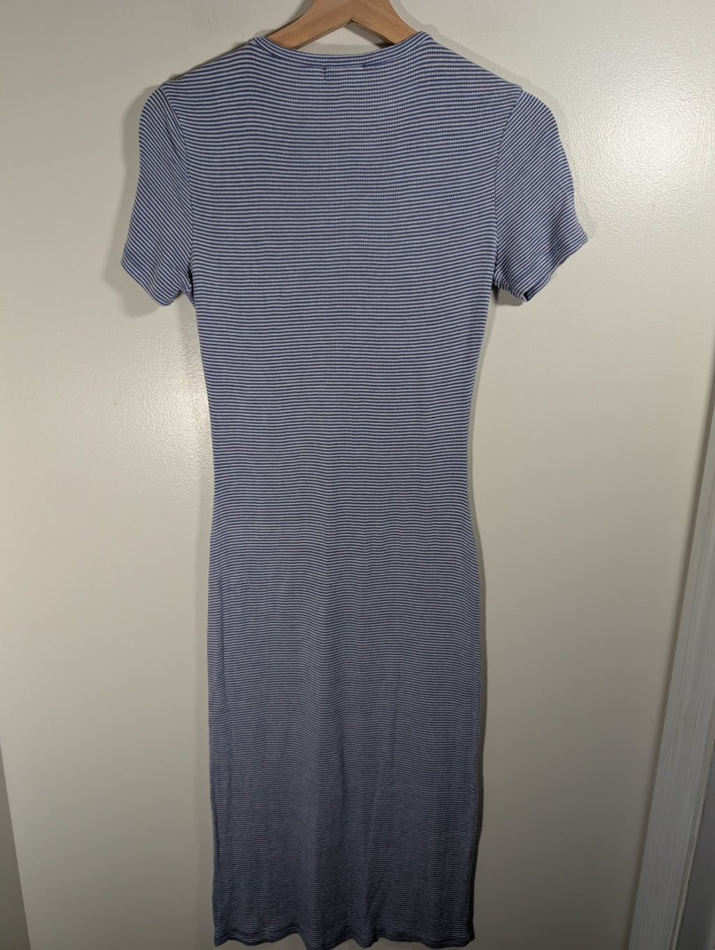 Anistar blue/white stripe maxi dress - Medium