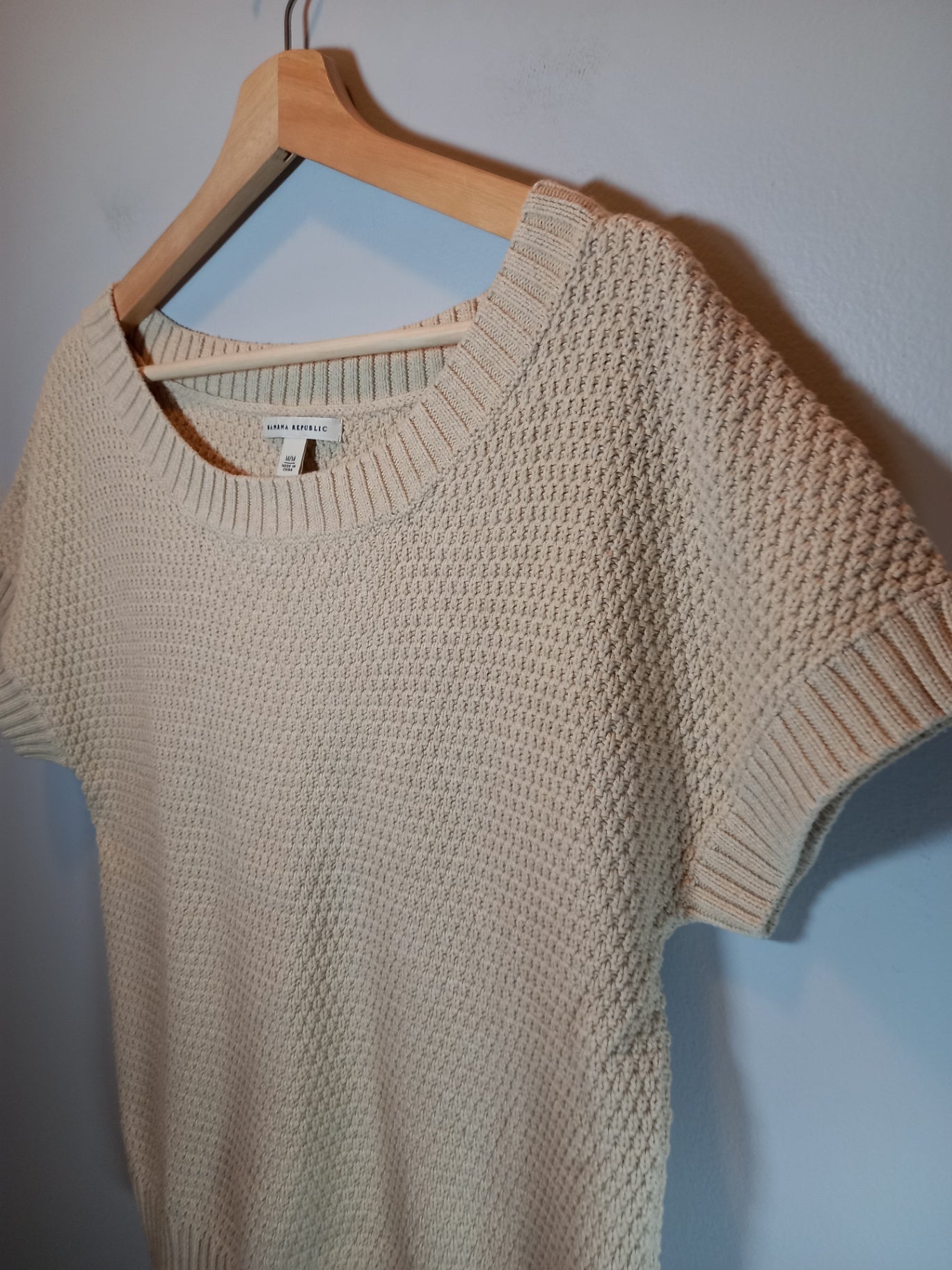 Banana Republic Oatmeal Knit Sz M