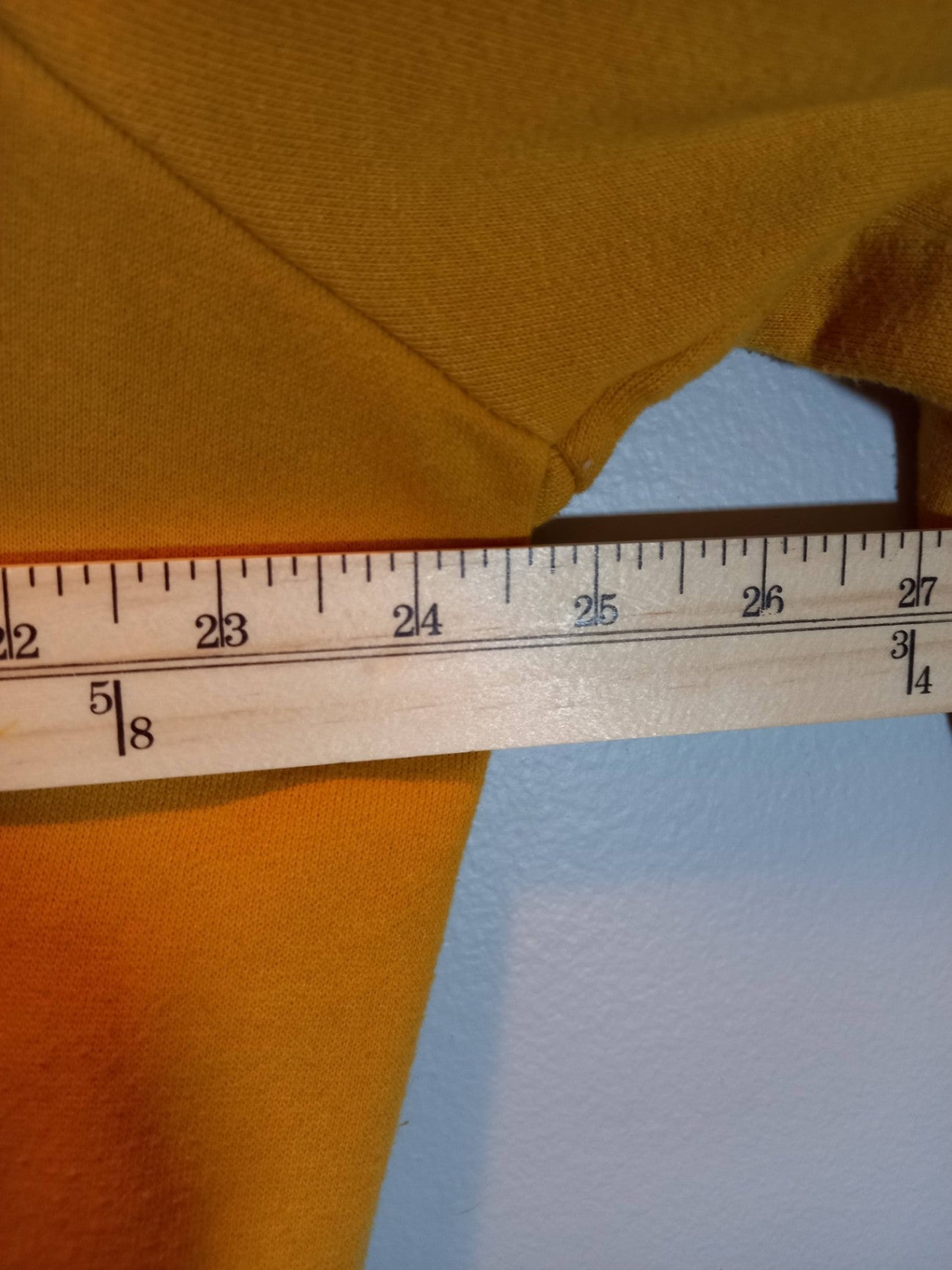 Vans Mustard Yellow Crop Hoodie Sz L