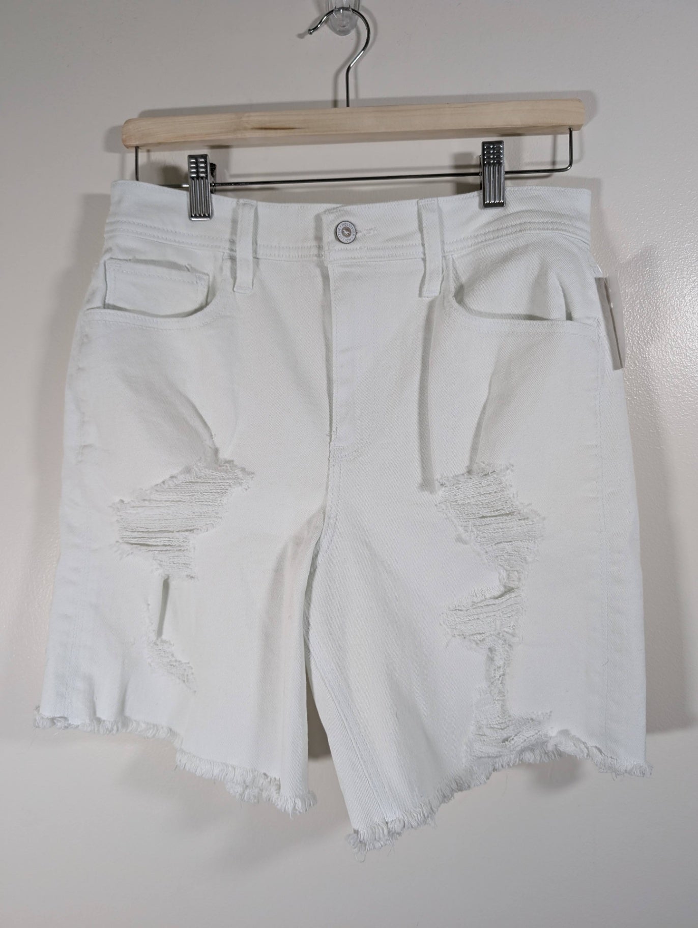 NWT Hollister White Denim Shorts - SZ 28
