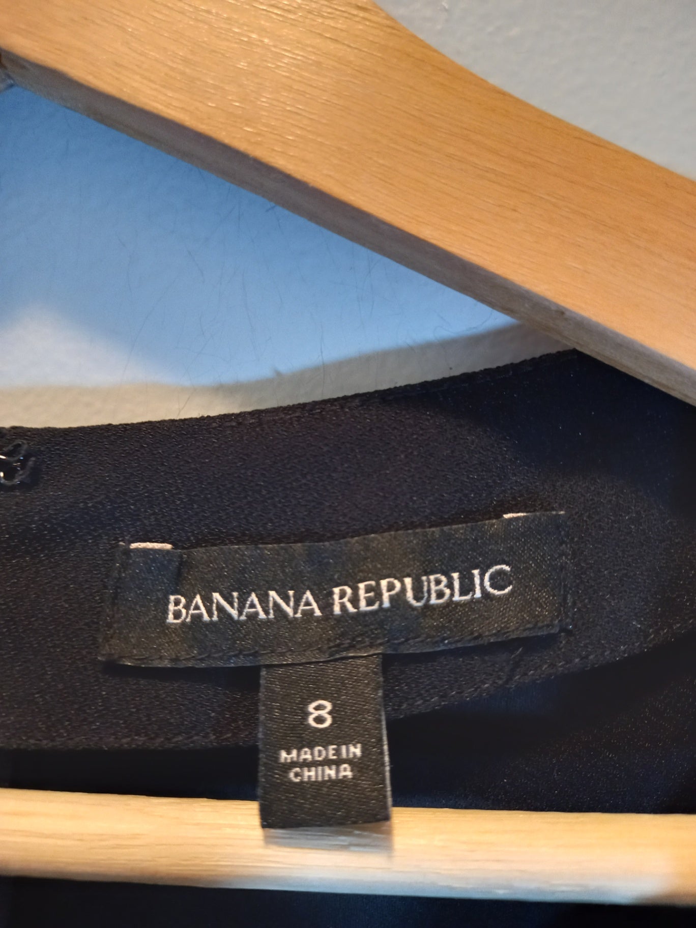 Banana Republic Black Dress Sz 8