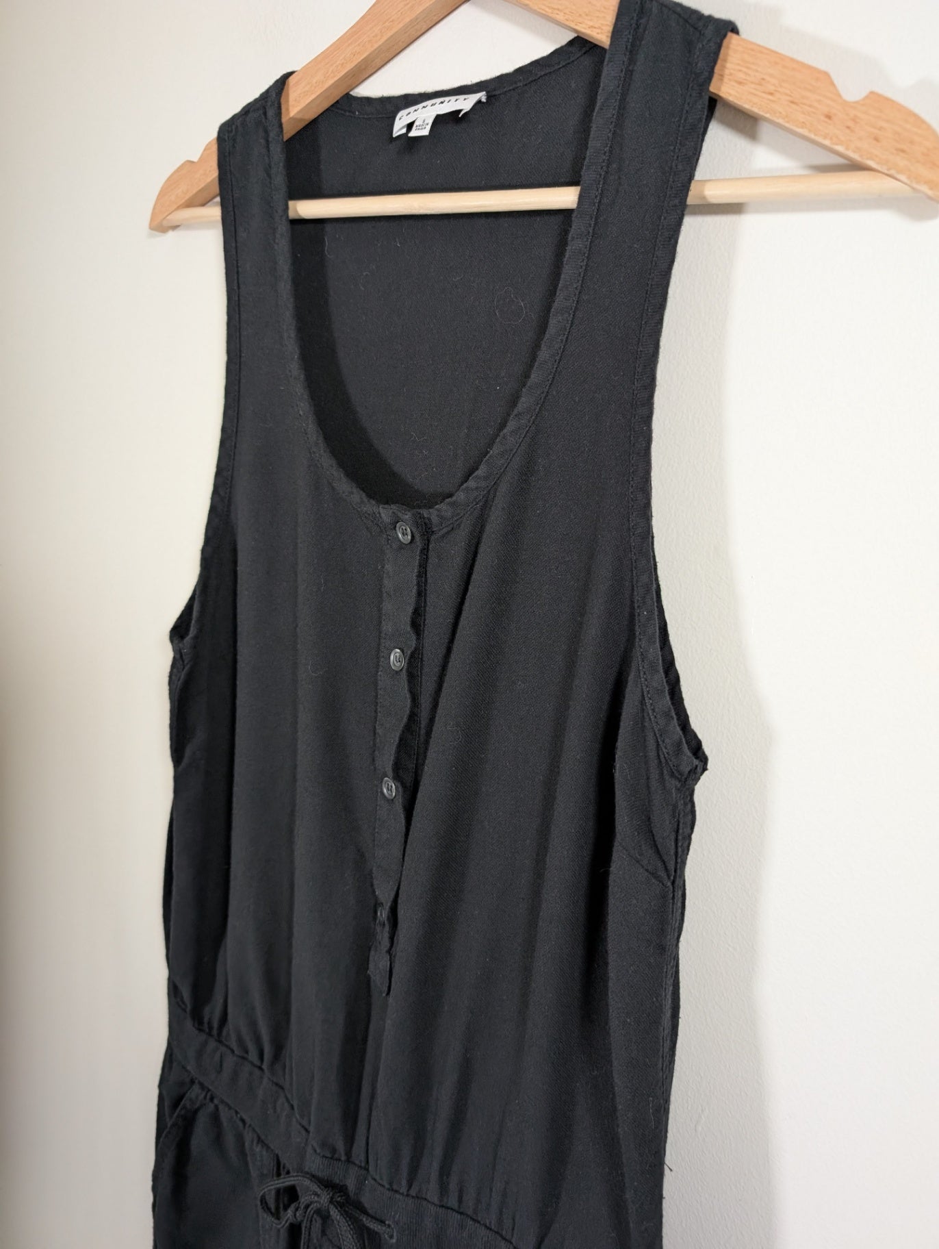 Community black jumpsuit - small