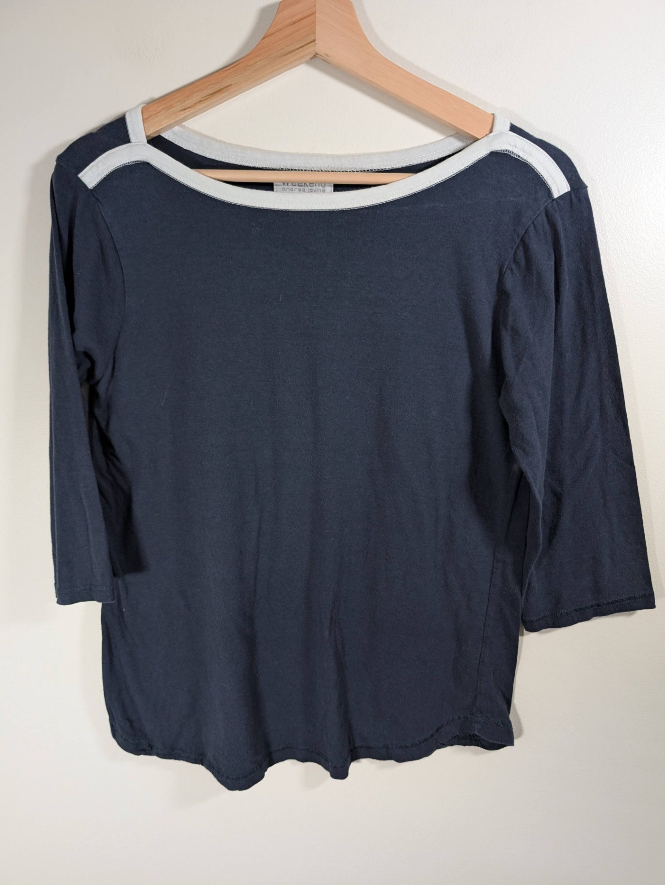 Weekend Navy 3/4 Length - Medium