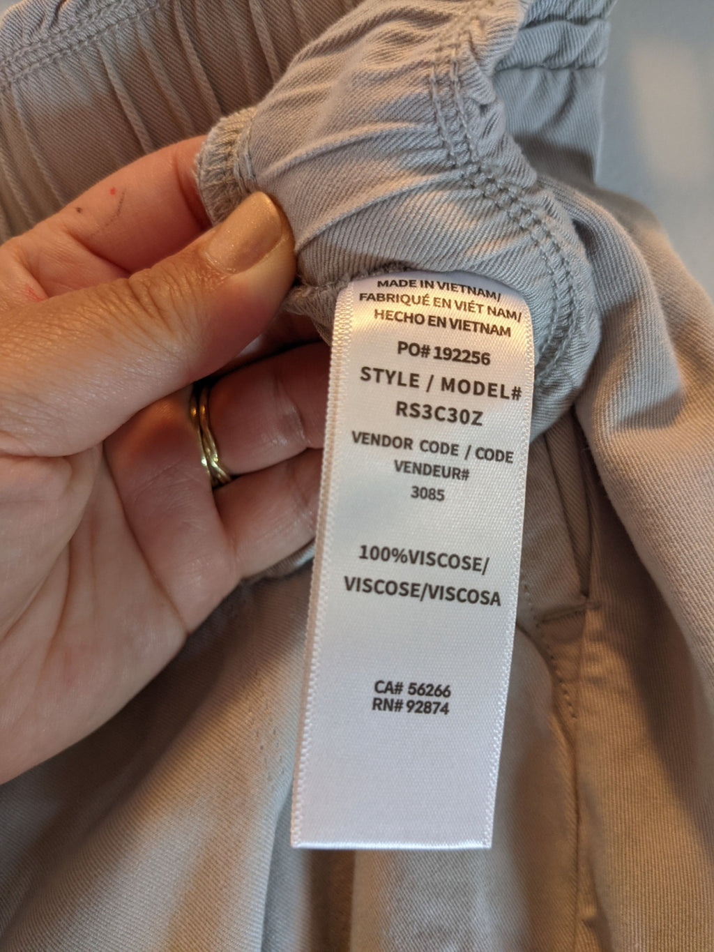 Splendid Beige Drawstring Pants - Medium