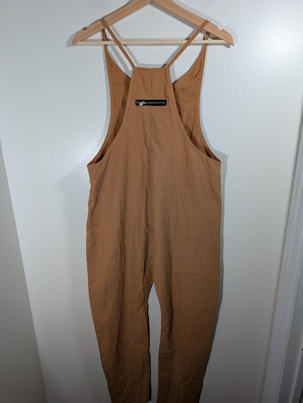 Shein tan overalls - Small