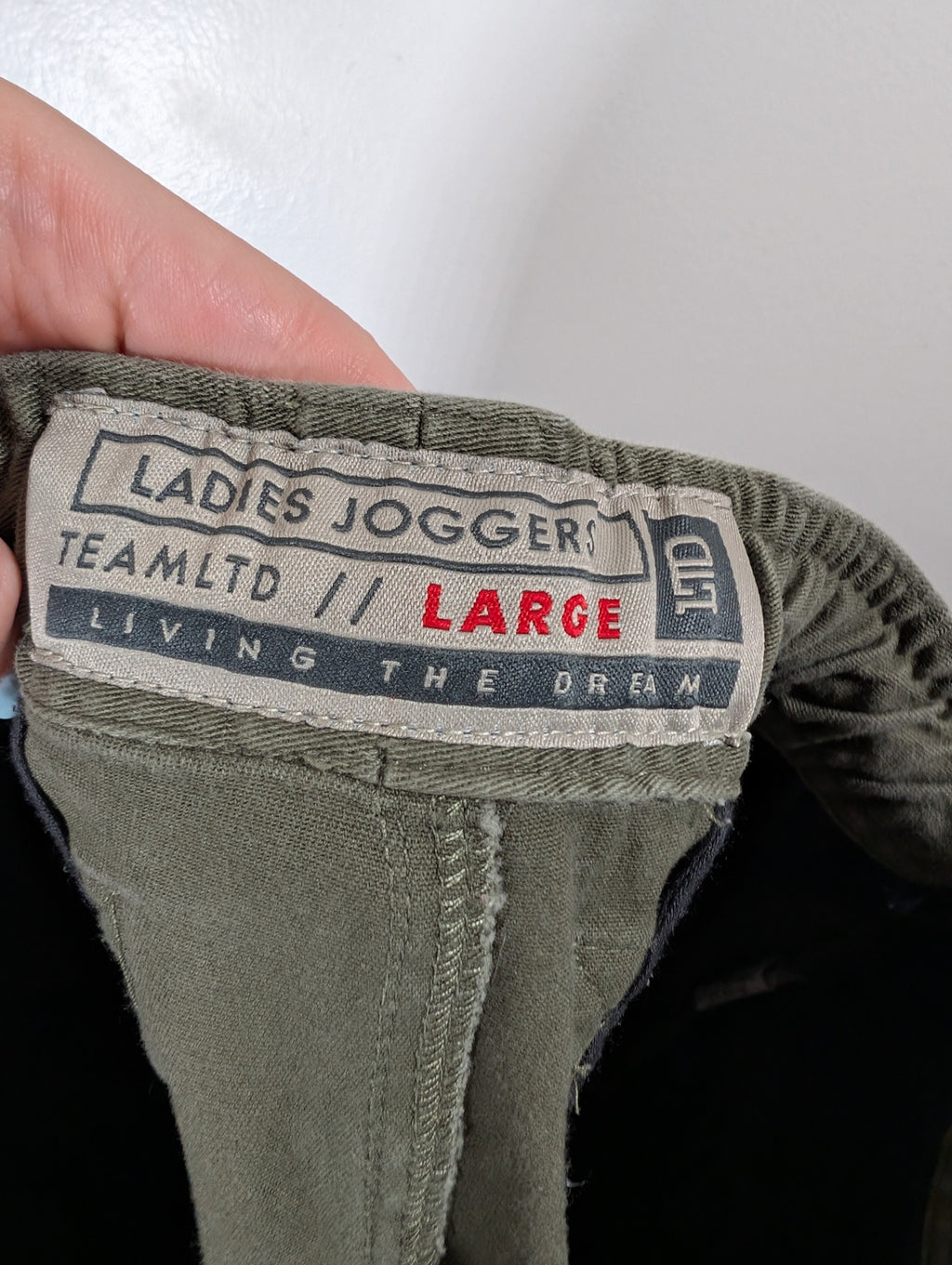 Team LTD green joggers - Large