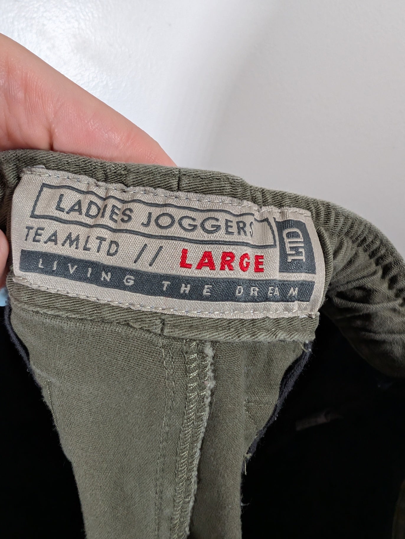 Team LTD green joggers - Large