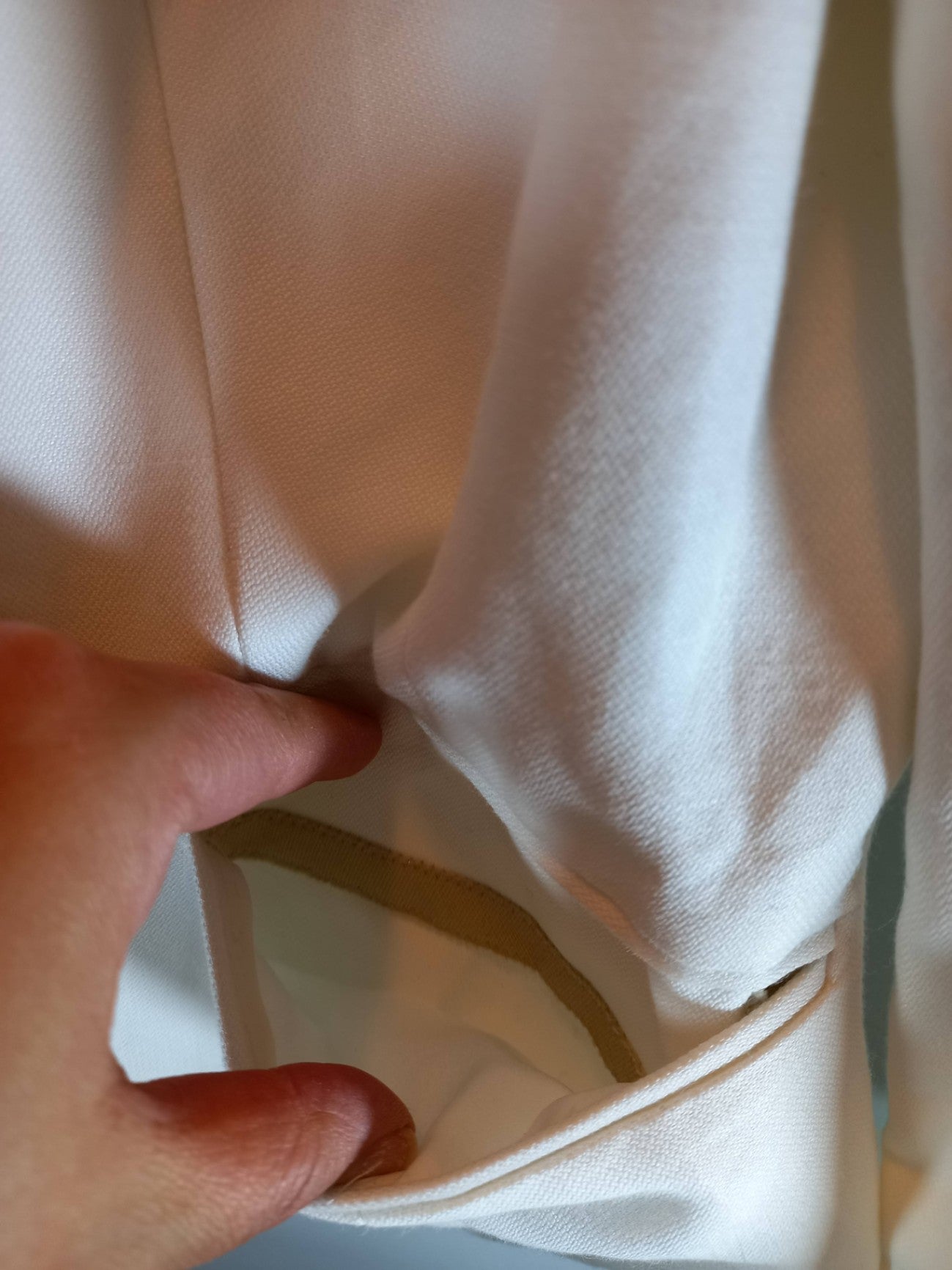 NWT Bianca Nygard White & Gold Linen Blazer Sz 8