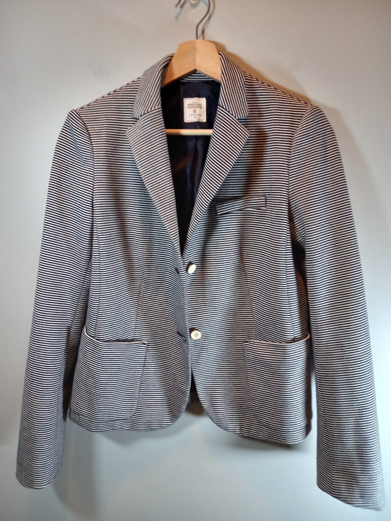Gap Striped Blazer Sz 6