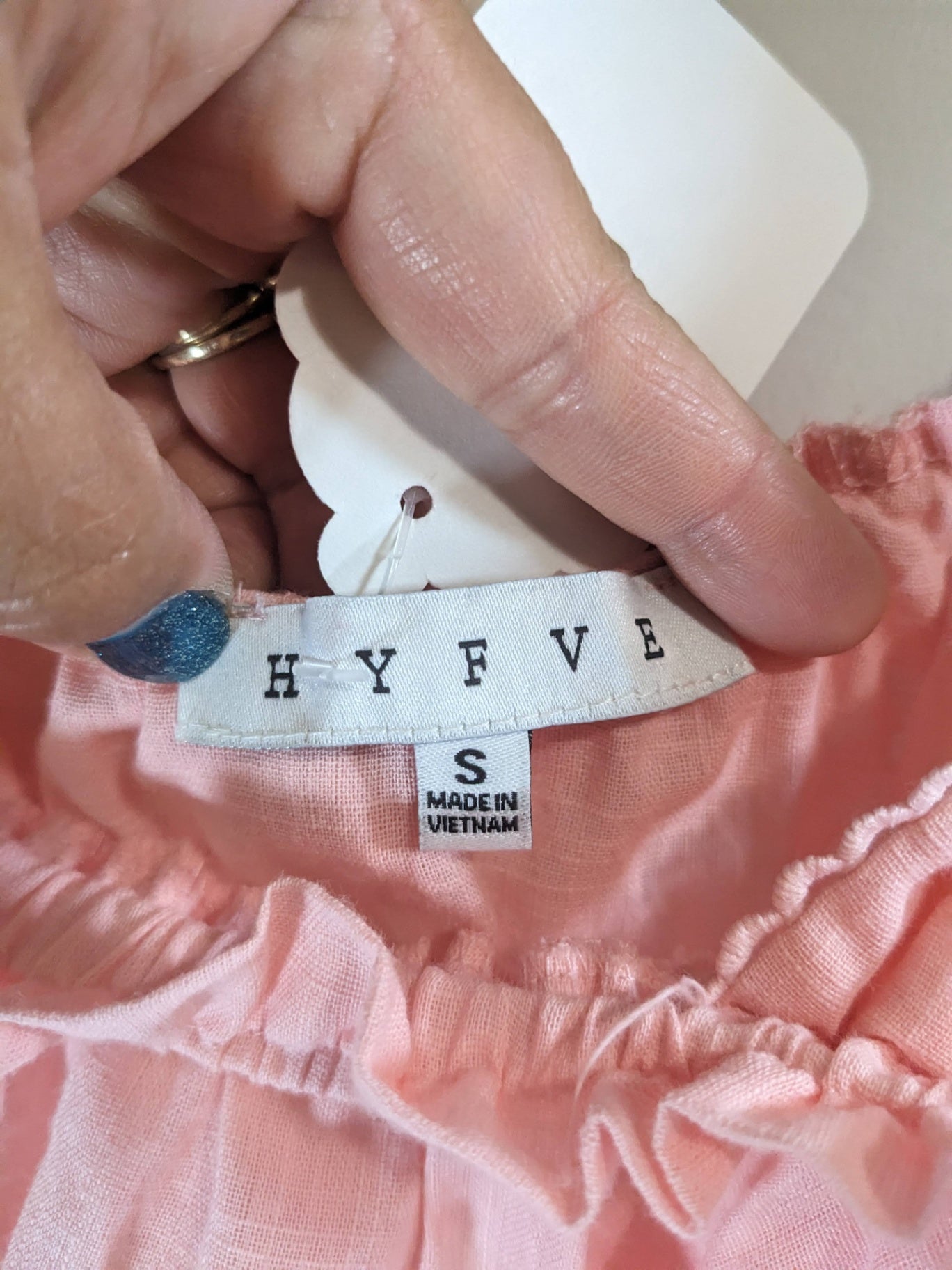 NWT HYFVE Tie Strap Blouse - Small