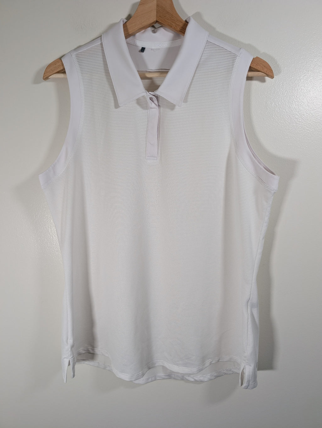 Adidas sleeveless golf shirt- appears large