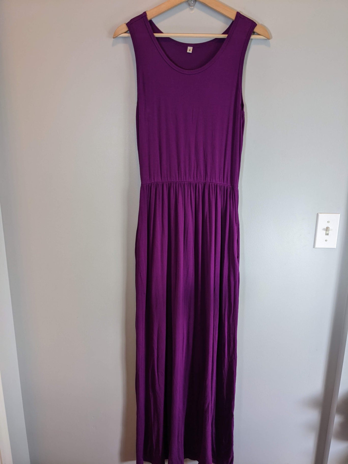 Purple Maxi Dress - Medium