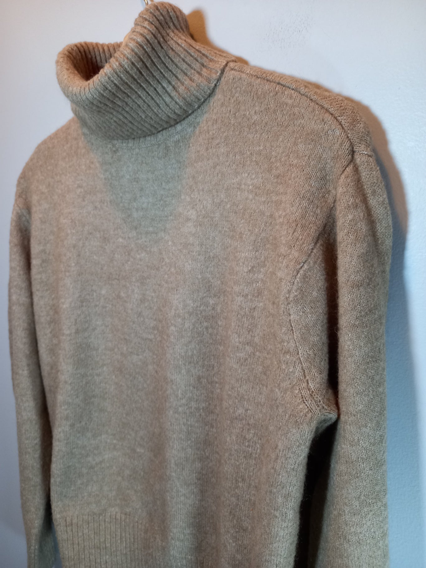 H&M Tan Turtleneck Sweater Sz XS