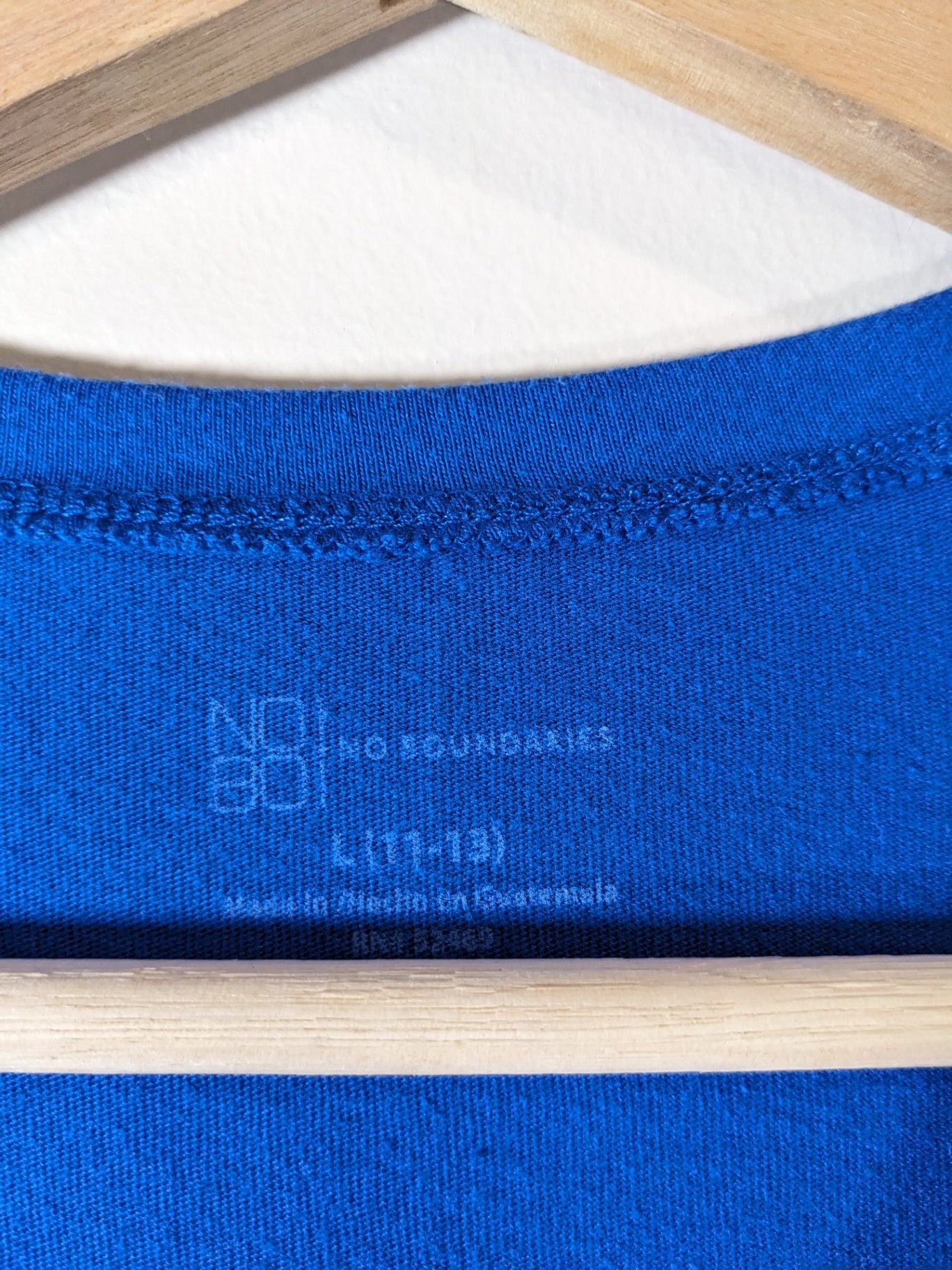 No Boundaries Blue T-shirt - Large