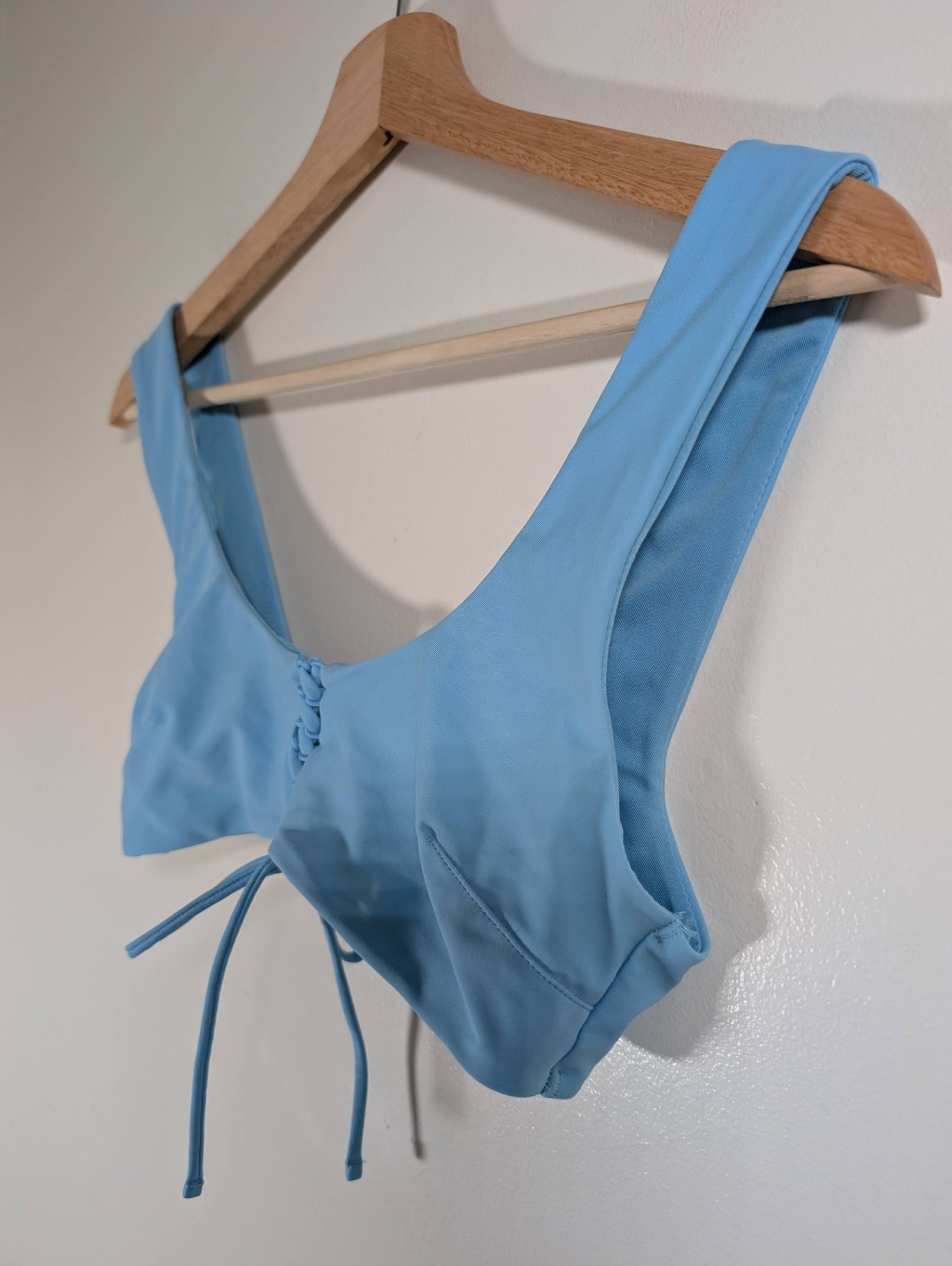 Aerie blue bikini top - Small