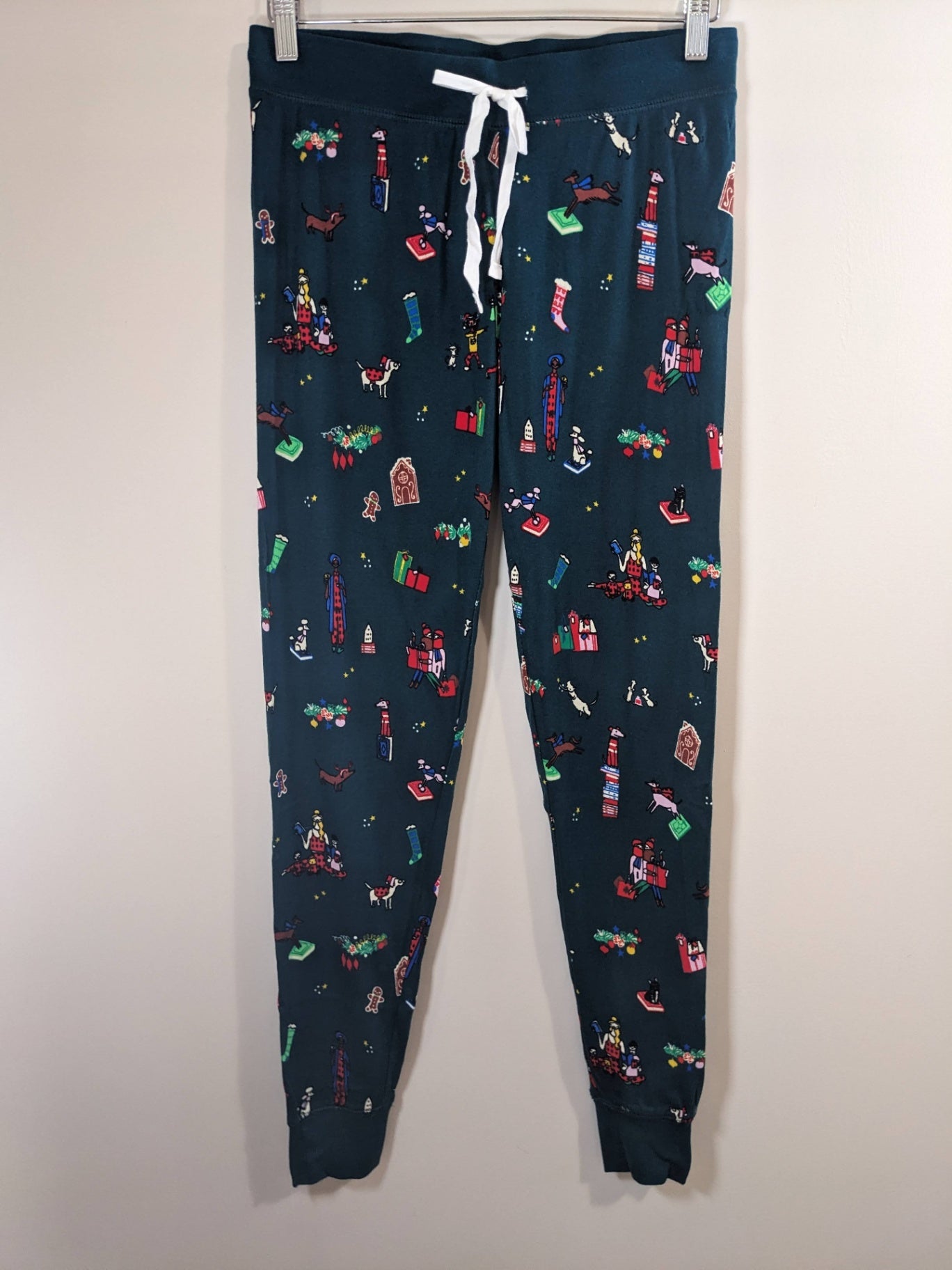 Vincent Moustache Organic Cotton Pajama Set - Small