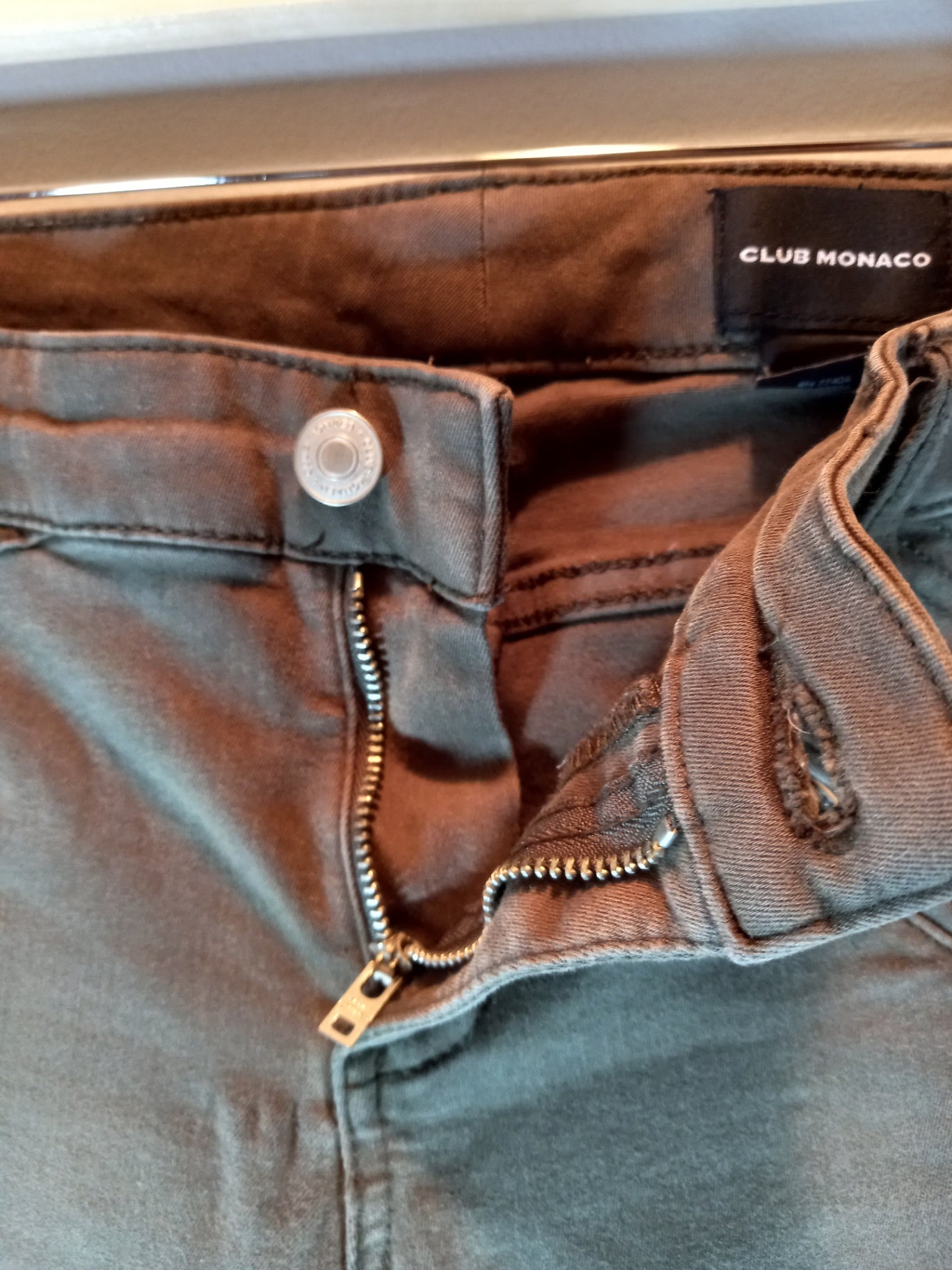 Club Monaco Olive Pants Sz 2