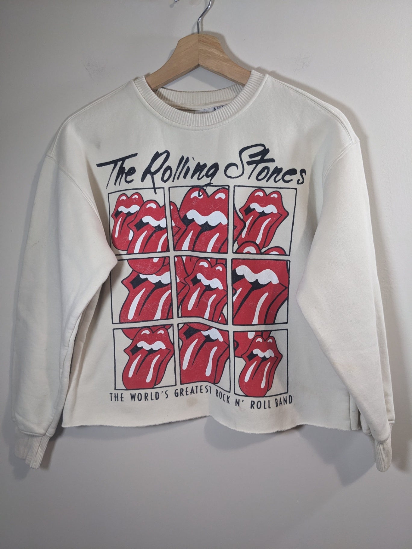 Zara Rolling Stones Crewneck - Sz 11/12 kids