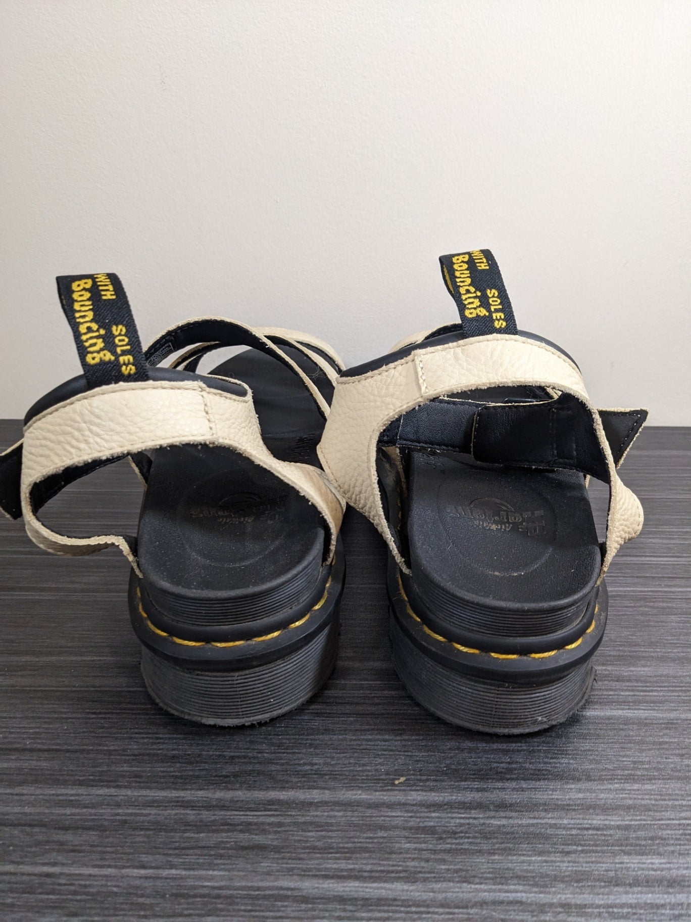Dr. Martens Blaire Cream Strappy Sandals - Sz 8