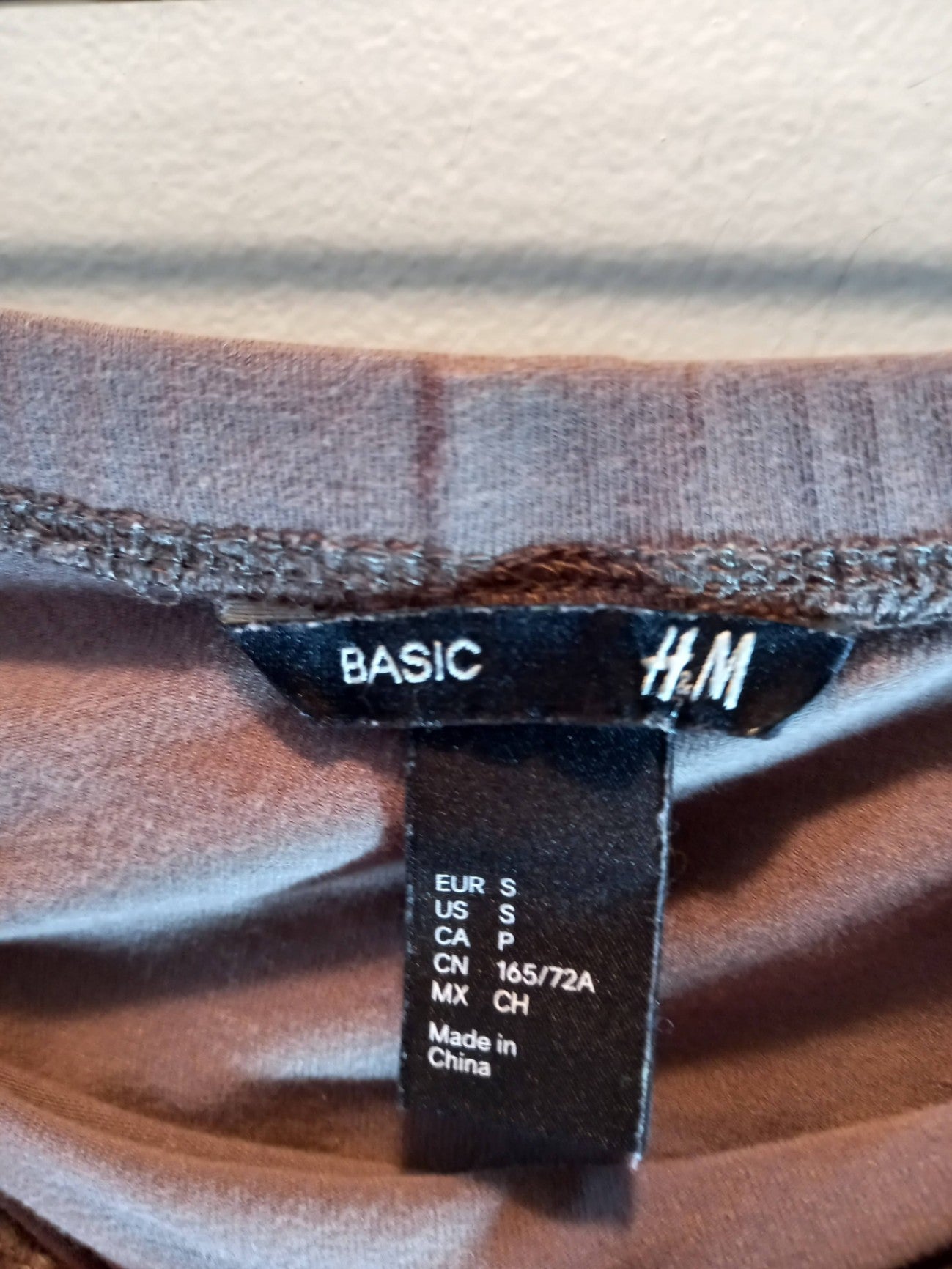 H&M Mini Skirt Taupe Sz S