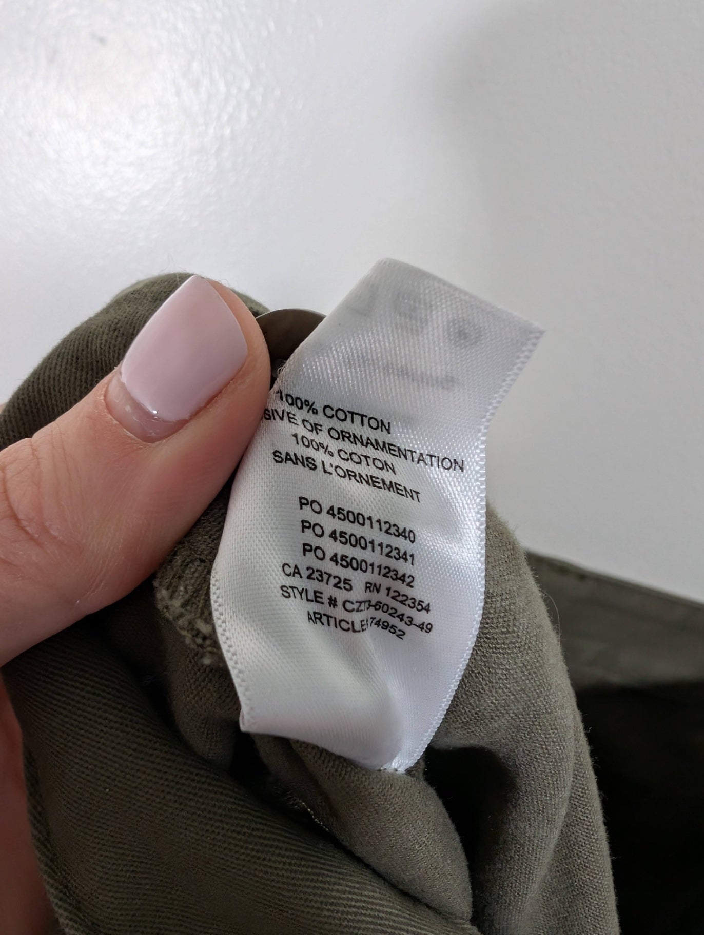 Tna Cargo Pants - SZ 6