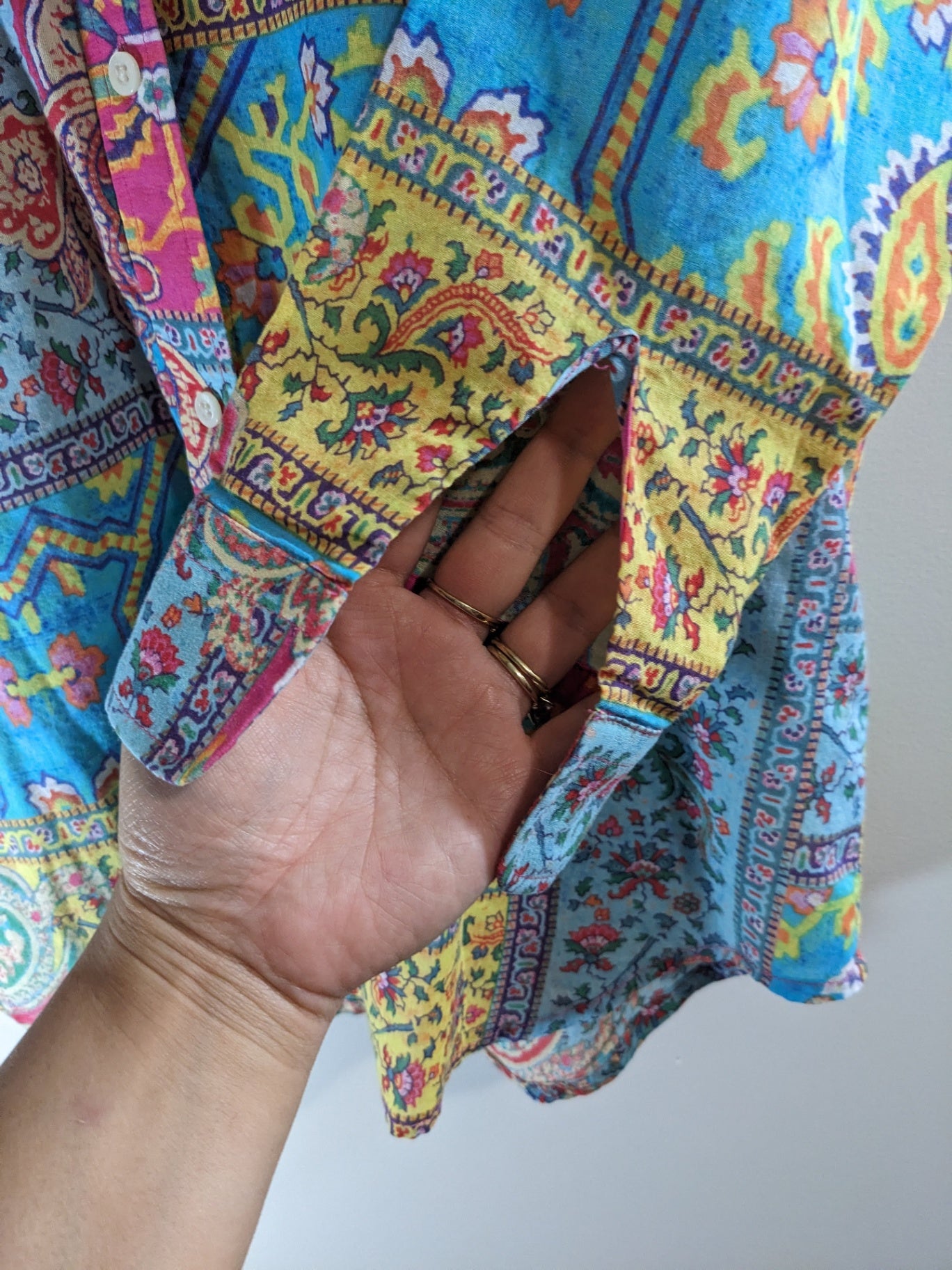 Ralph Lauren Floral Button Up - Small
