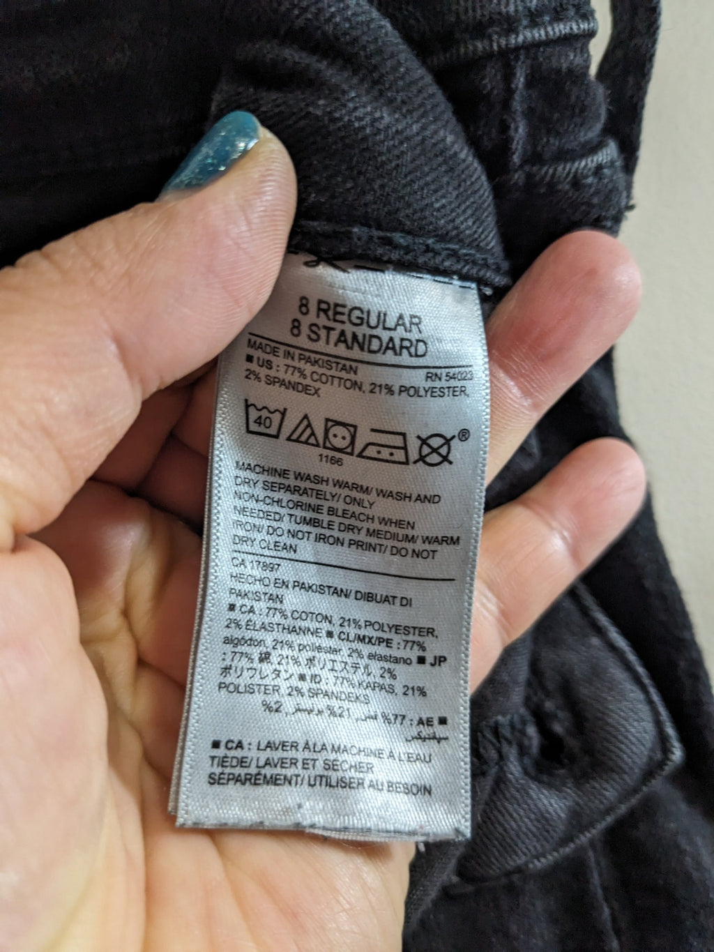 Old Navy Rockstar Black Jeans - Sz 8
