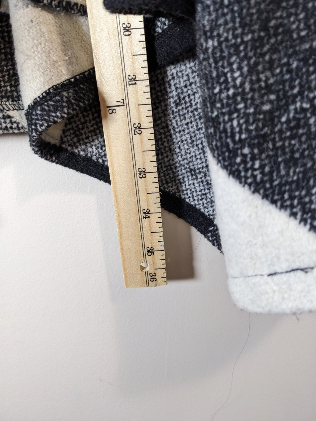 Taile Checked Open Vest - Small