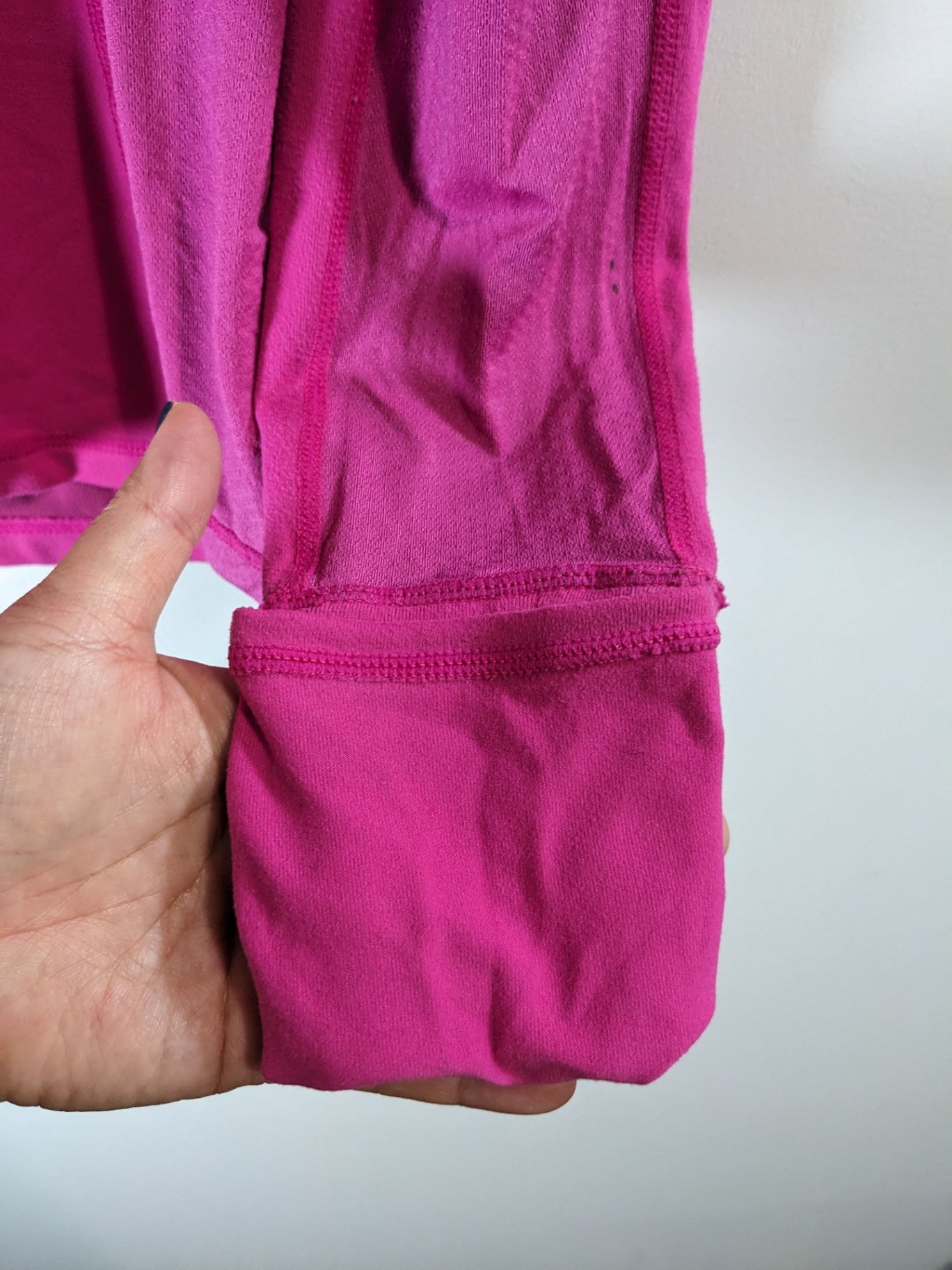 Lululemon Pink Long-Sleeve Half-zip Sz 8