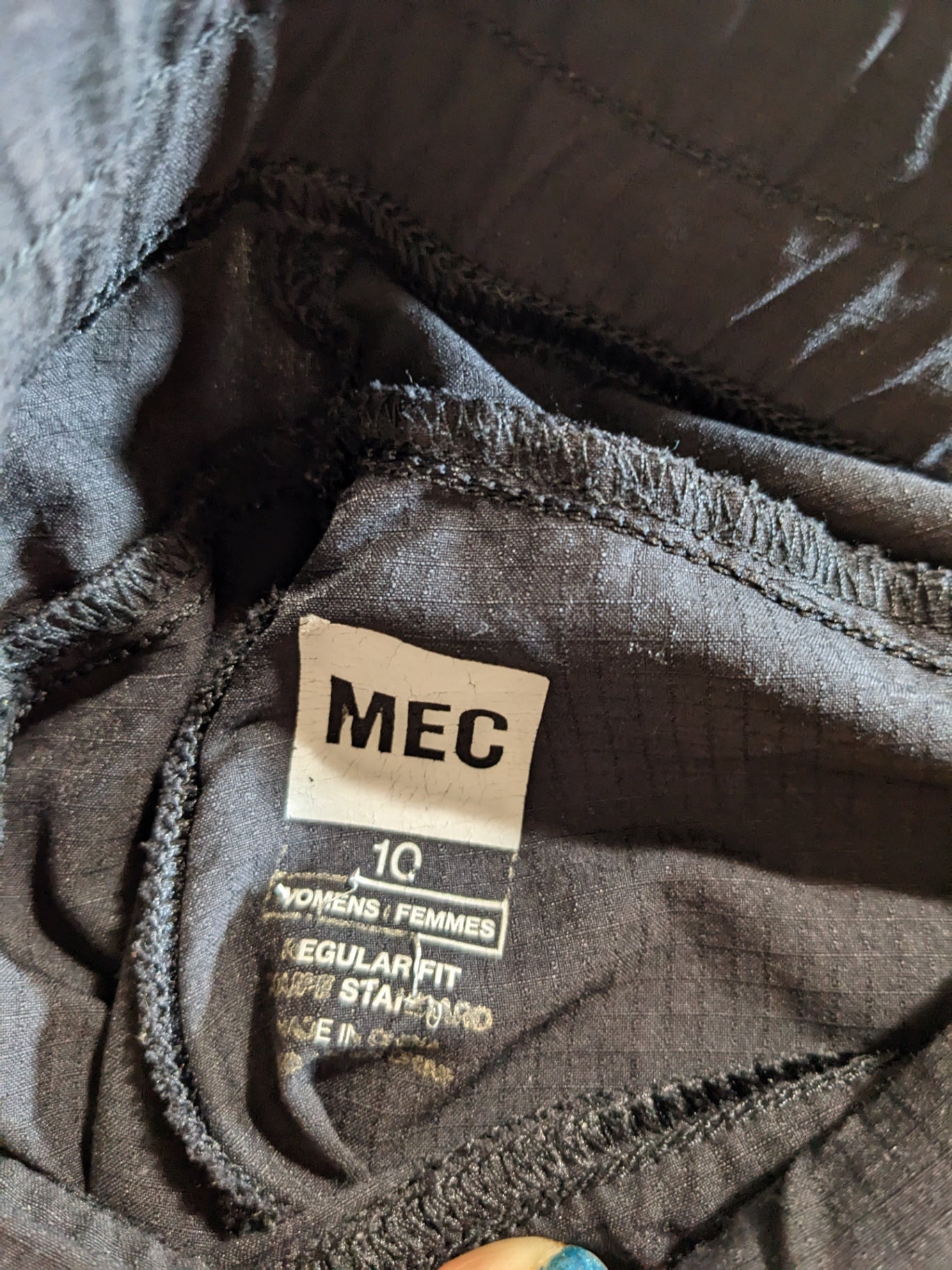 MEC Regular Fit Nylon Pants Size 10