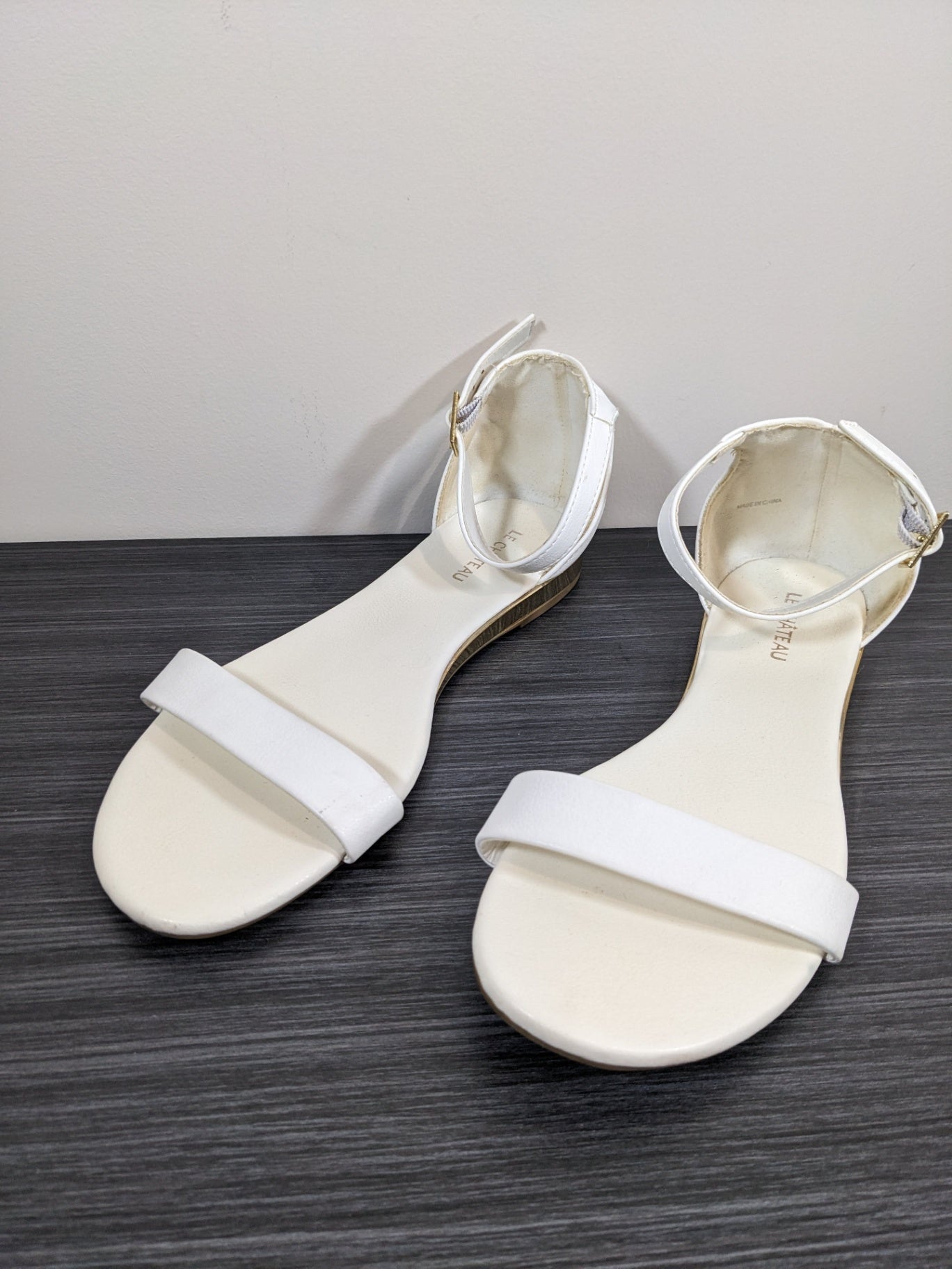 Le Chateau White Sandals