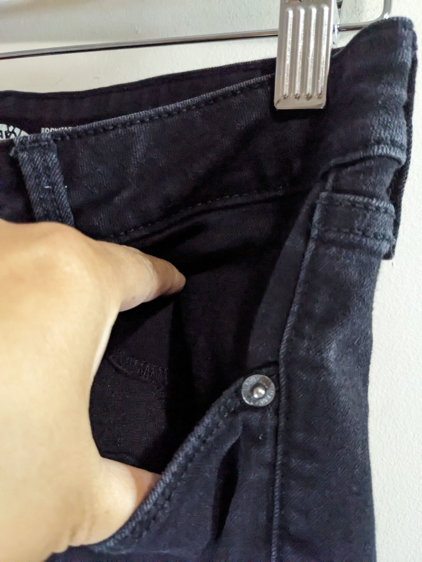 Old Navy Rockstar Black Jeans Sz 6