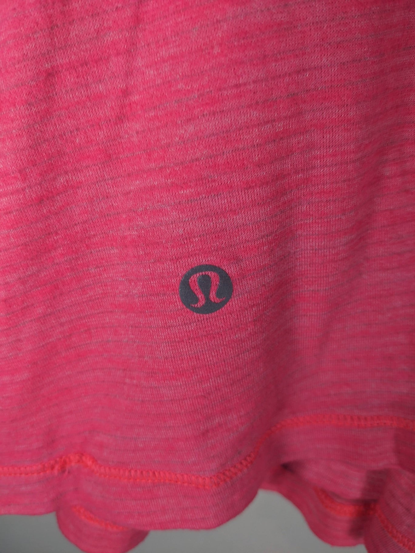 Lululemon Heathered Coral Strappy Run for Gold Tank - Sz 8