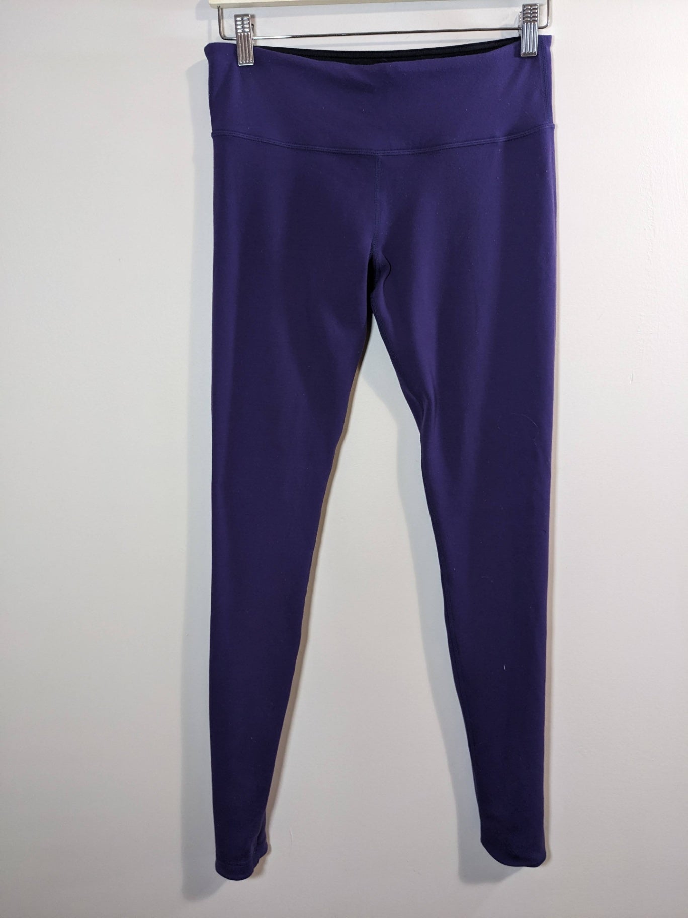 Lululemon Black/Purple Reversible Leggings - Sz 8