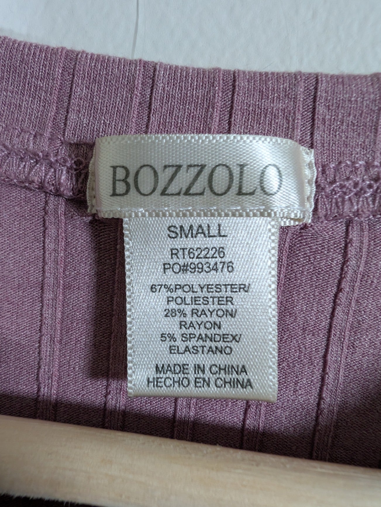 Bozzolo purple crop t-shirt - Small