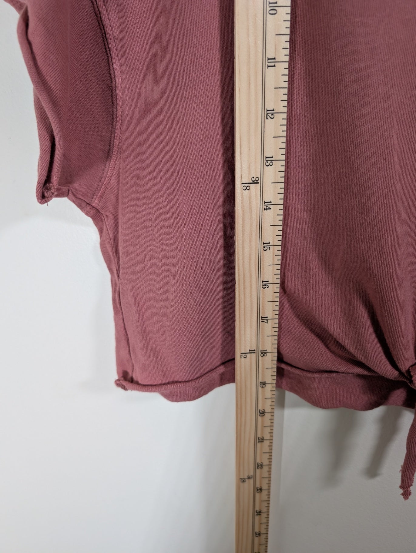 Offline by Aerie crop tie front tee - Small