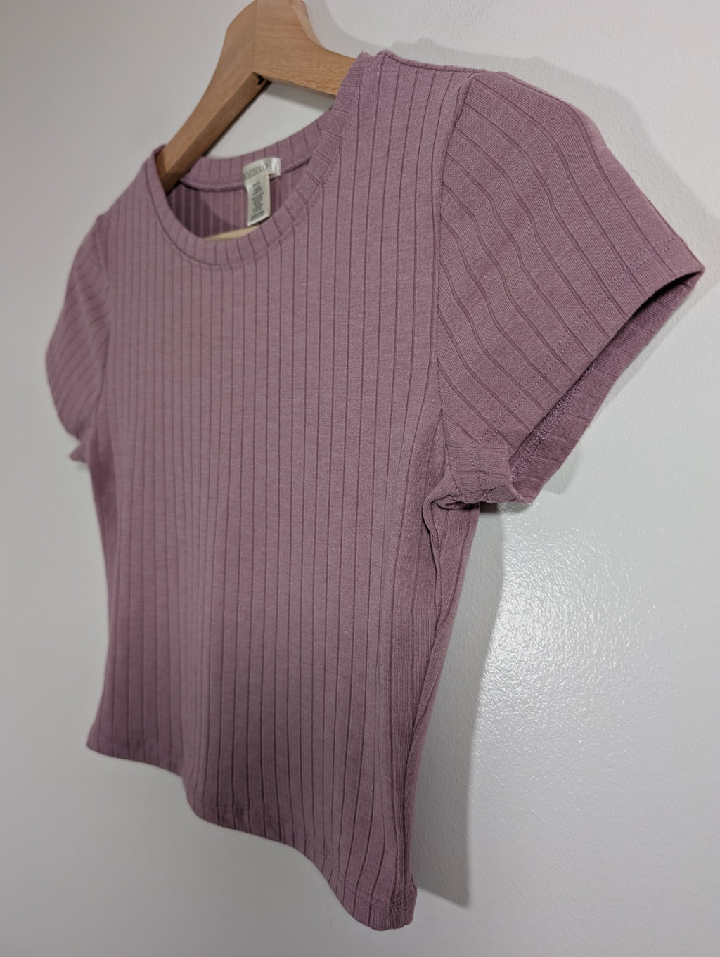 Bozzolo purple crop t-shirt - Small