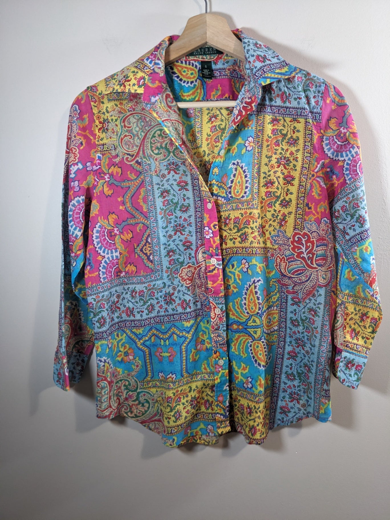 Ralph Lauren Floral Button Up - Small