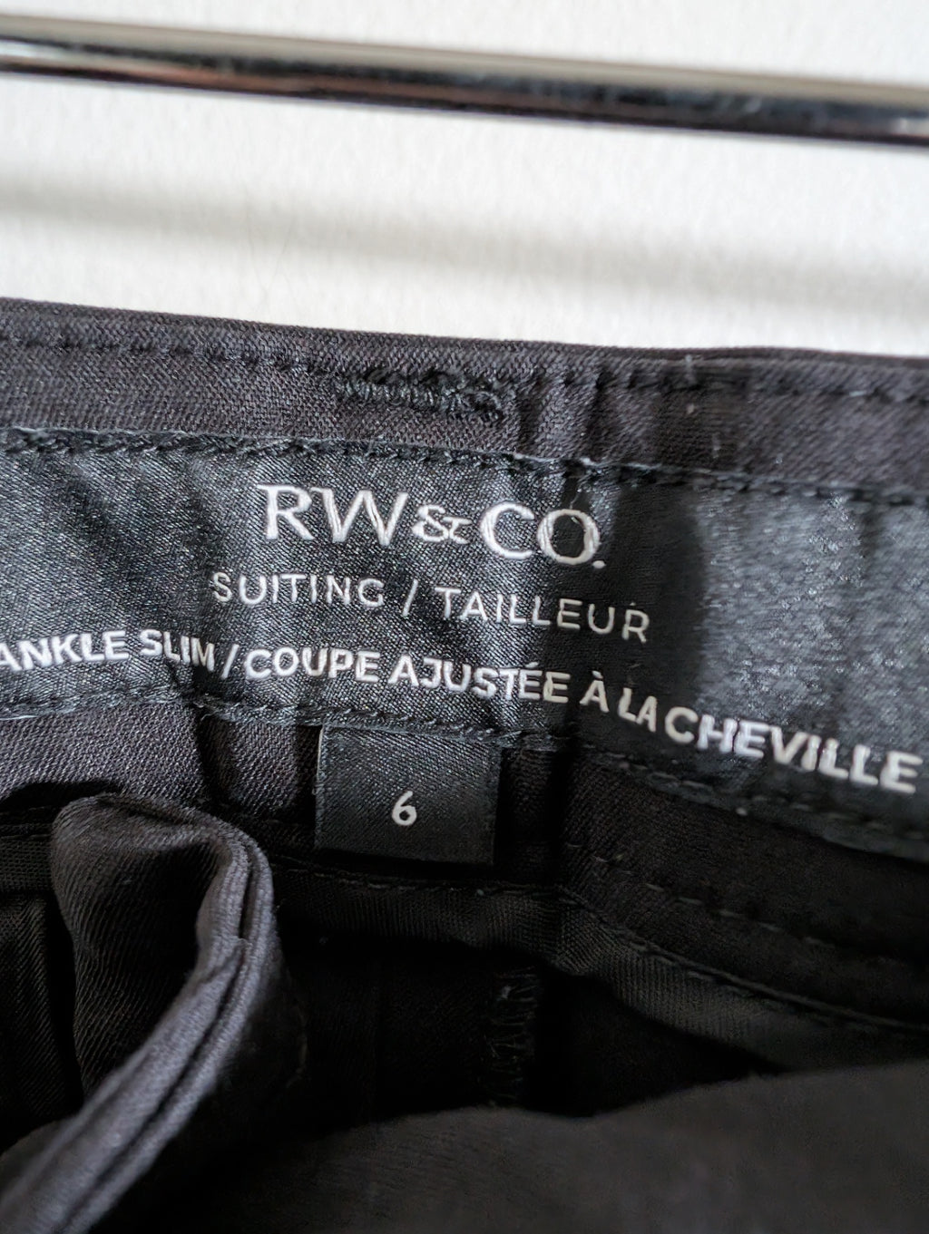 RW&Co. ankle slim suit pants - SZ 6
