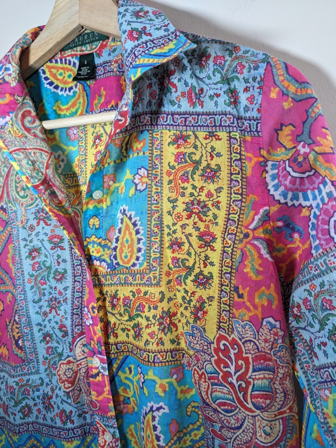Ralph Lauren Floral Button Up - Small