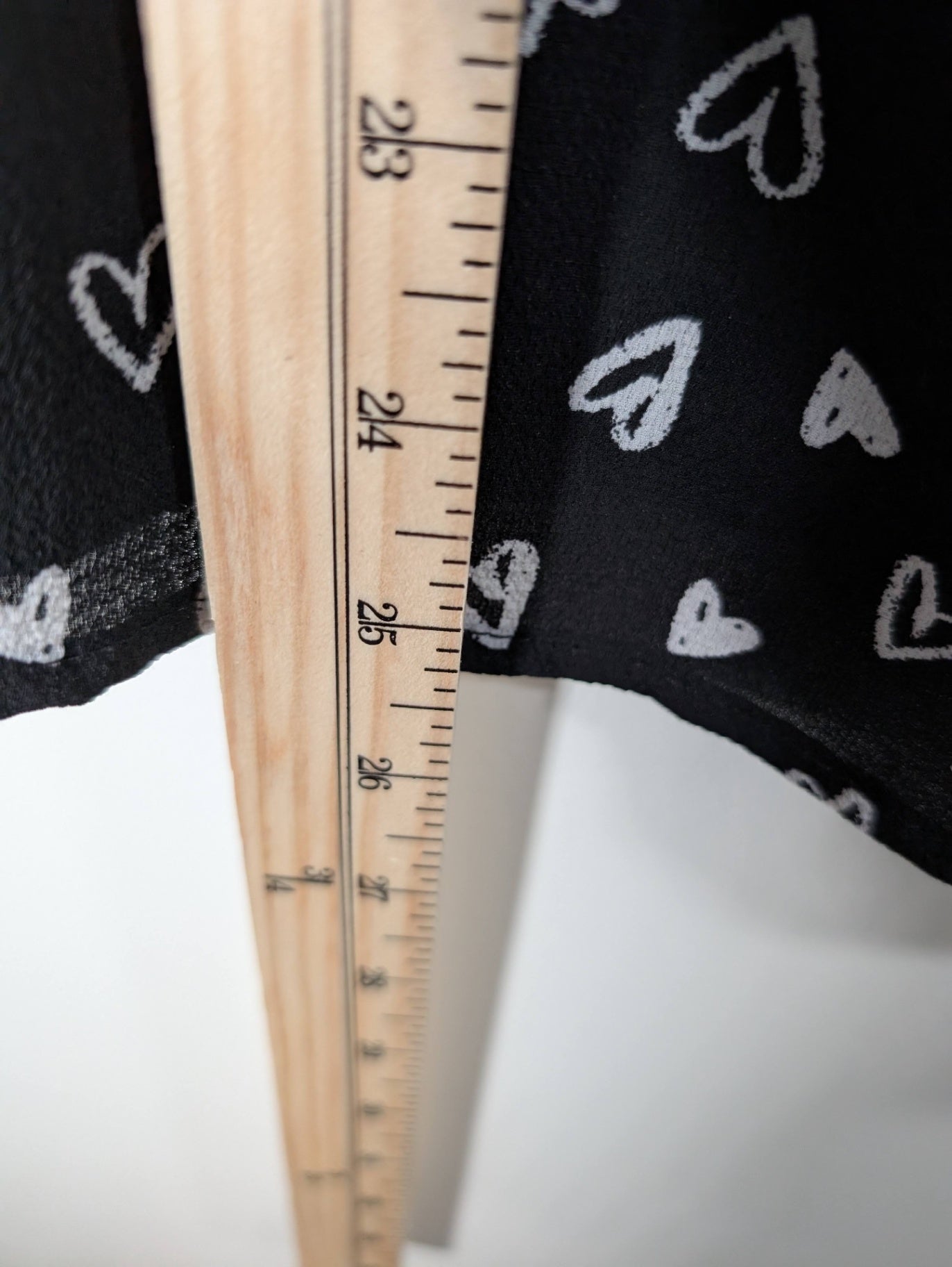 No label Black Heart Blouse - Large