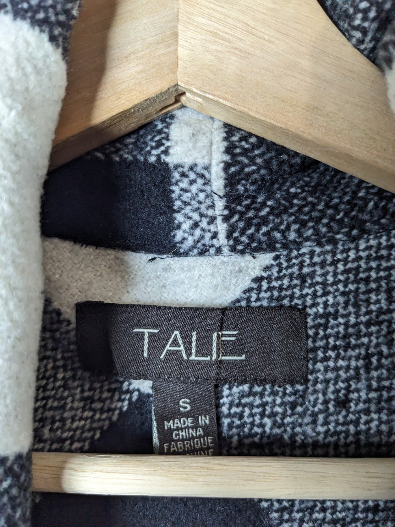 Taile Checked Open Vest - Small
