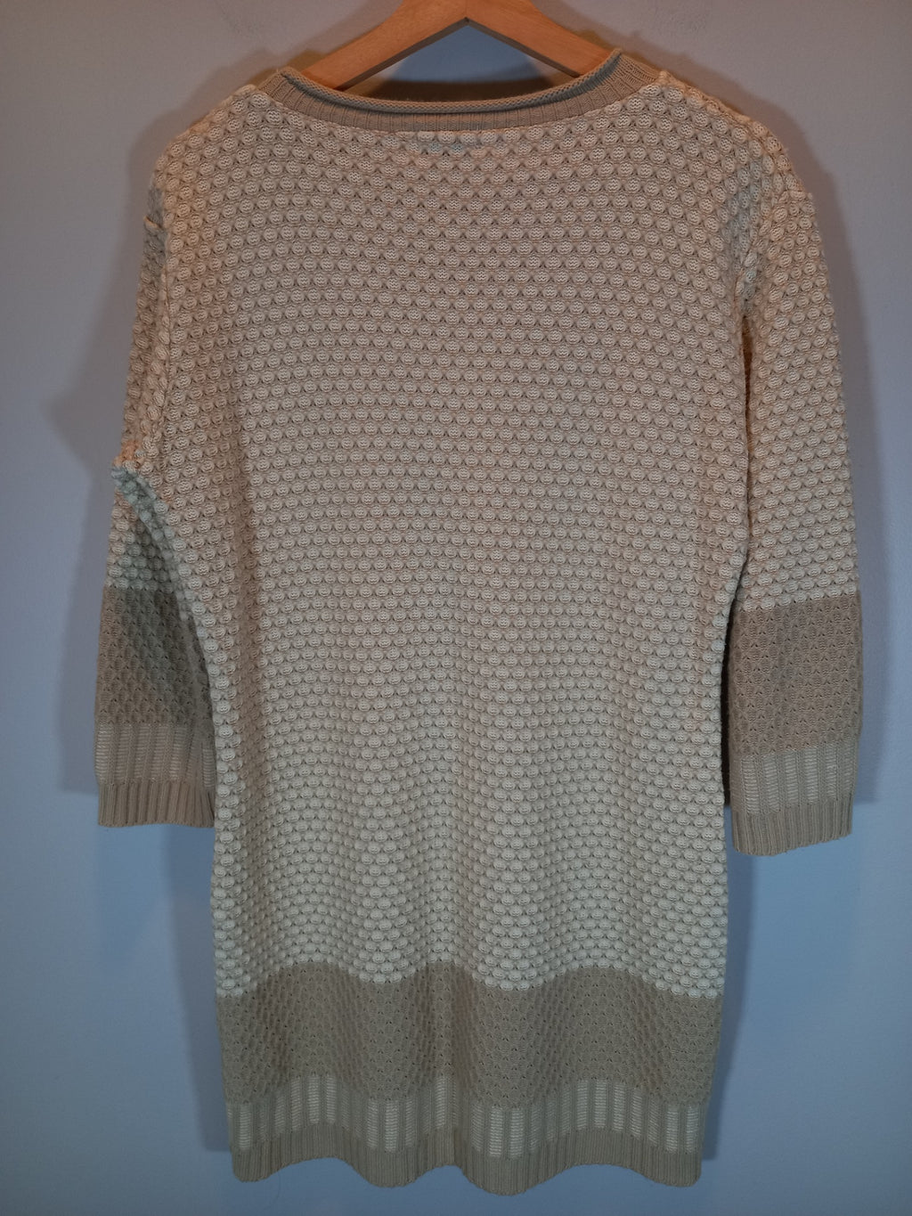 London Cream Sweater Dress Sz S/M
