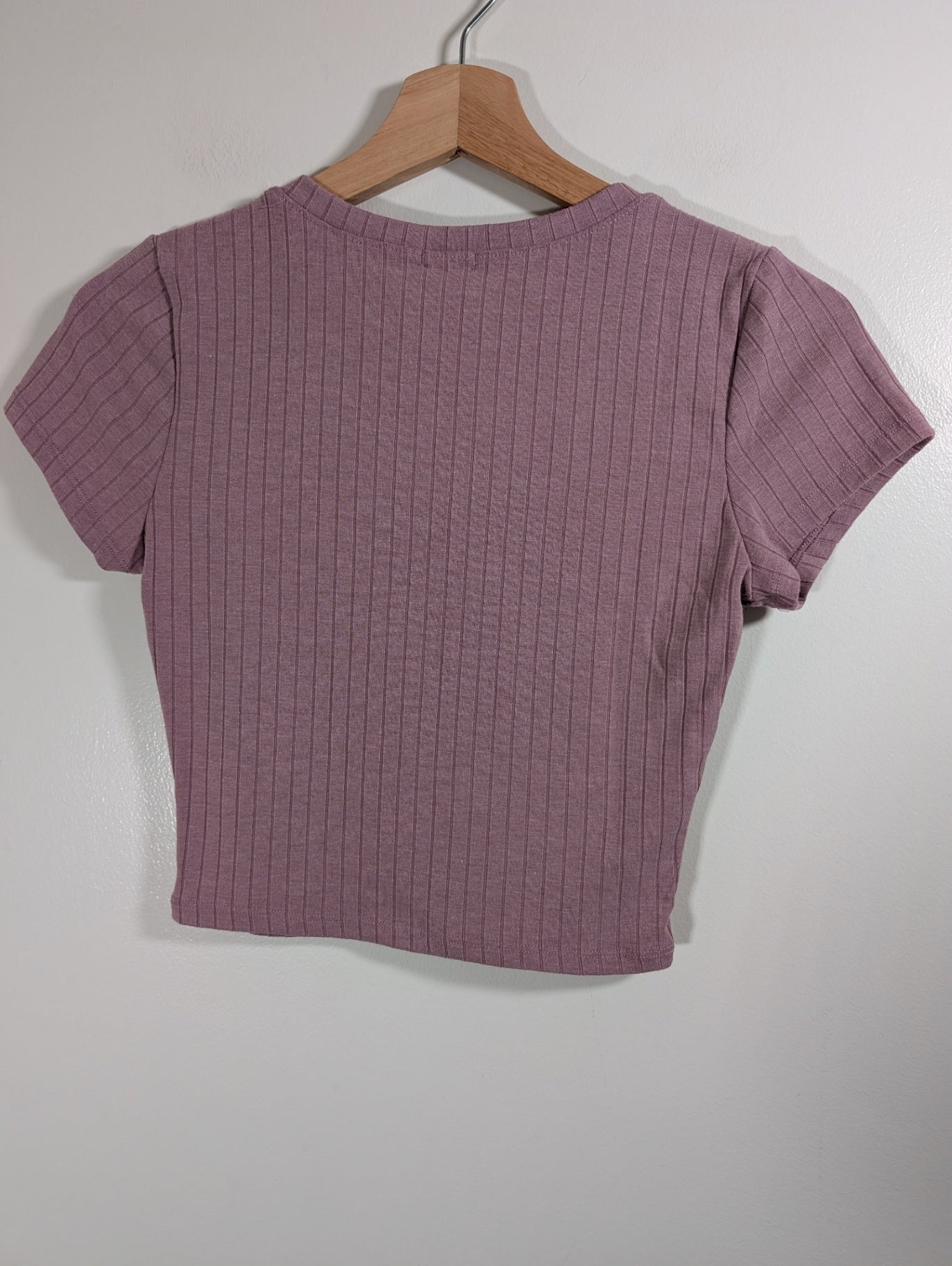 Bozzolo purple crop t-shirt - Small