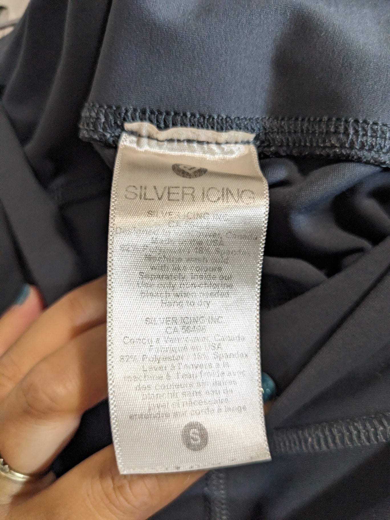 Silver Icing Leggings - Small