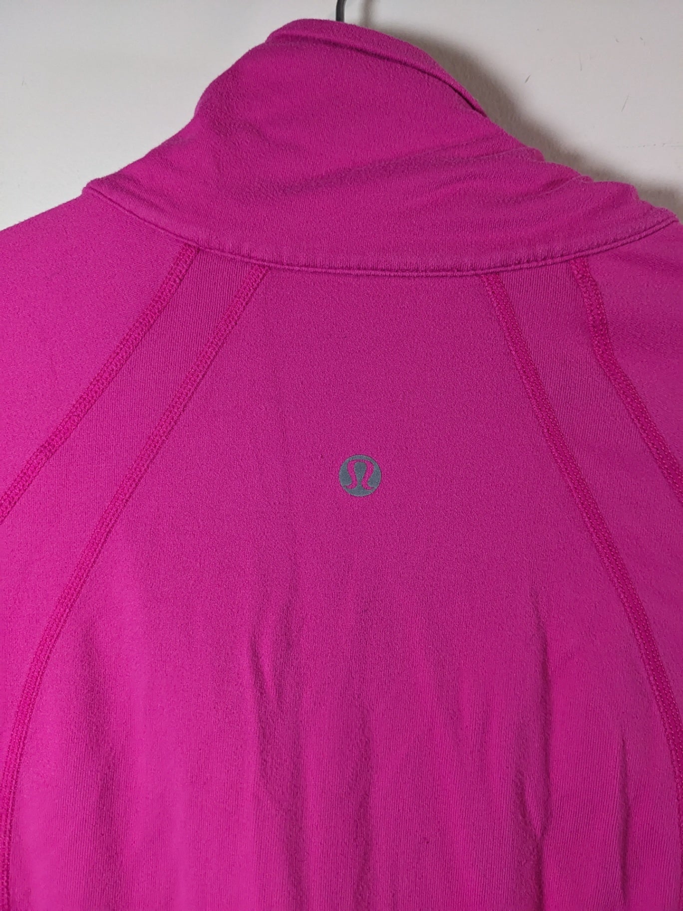 Lululemon Pink Long-Sleeve Half-zip Sz 8