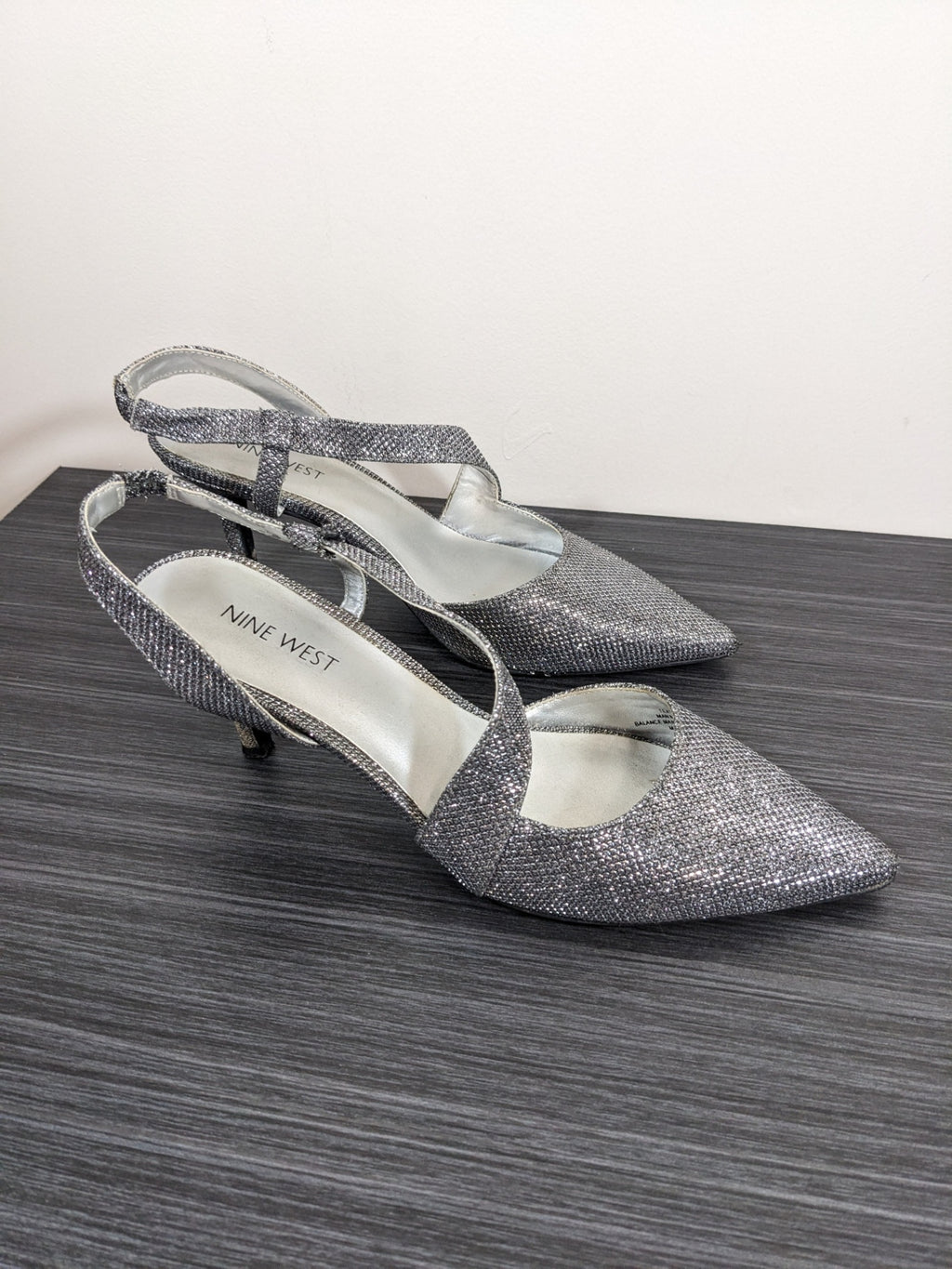 Nine West Sparkly Heels Sz 6.5