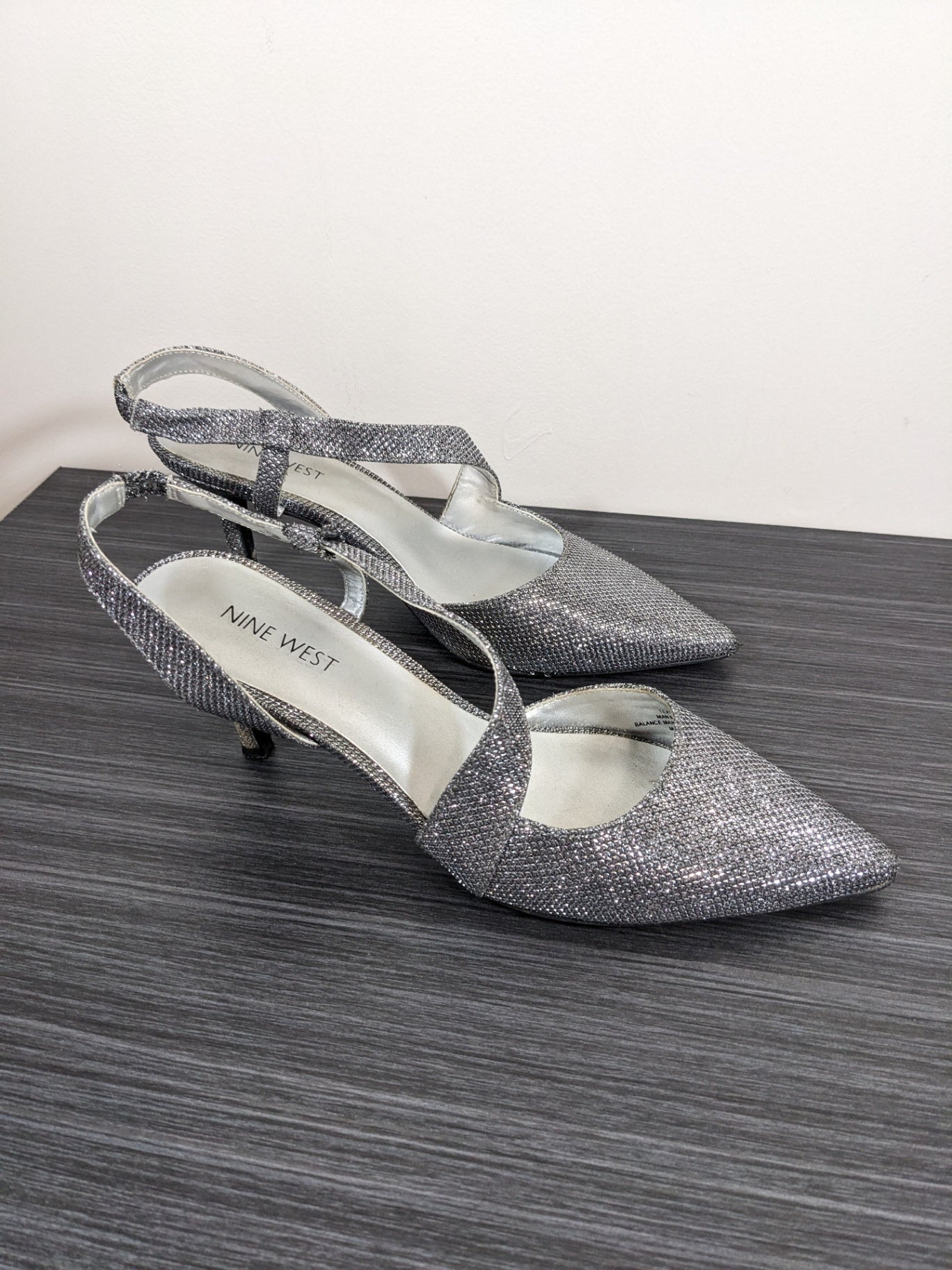 Nine West Sparkly Heels Sz 6.5