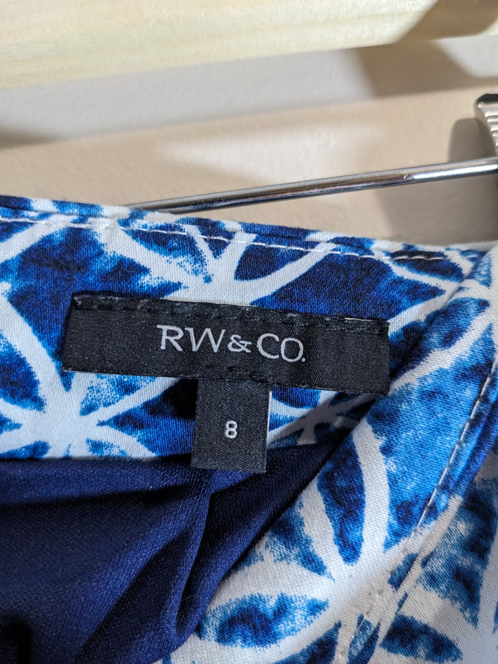 RW&Co. Blue Pencil Skirt - Sz 8