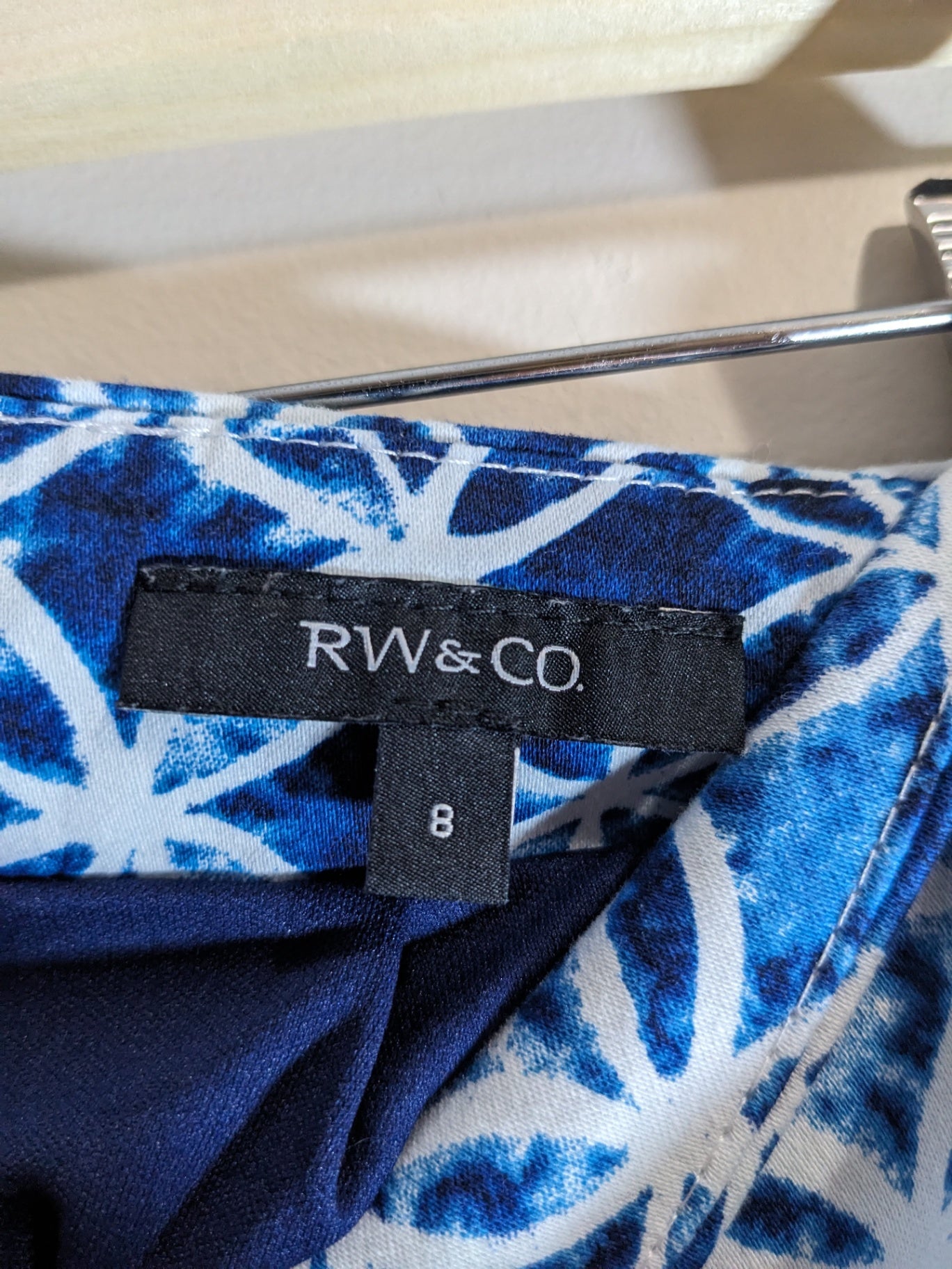 RW&Co. Blue Pencil Skirt - Sz 8